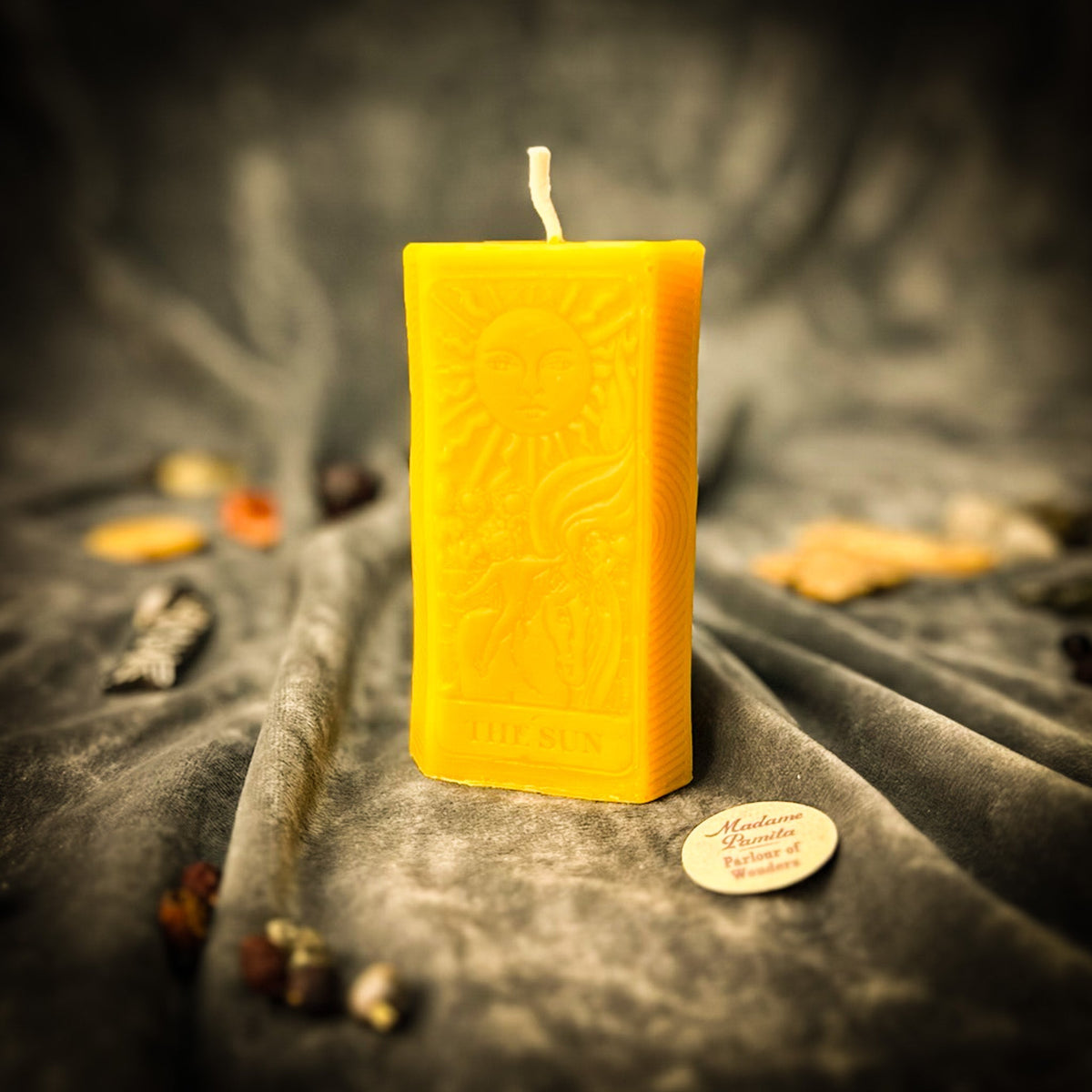 The Sun Candle Spell Kit - Joy & Success Magic in Yellow for Aries success magic