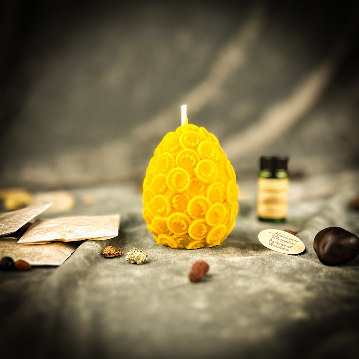 Nest Egg Candle Spell Kit in Yellow for Pisces money magic