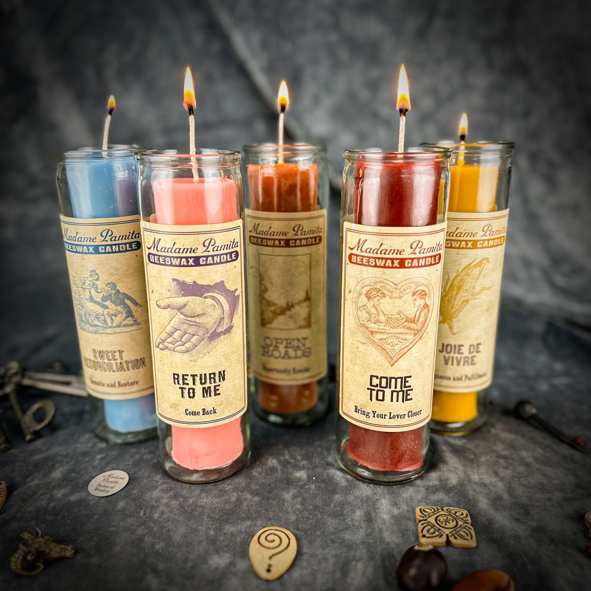 Beeswax Vigil Spell Candles