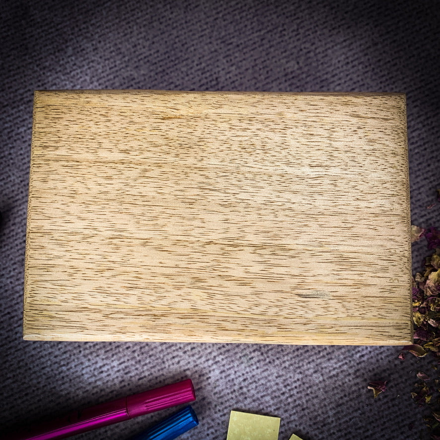 Wooden Tarot Keeper Box