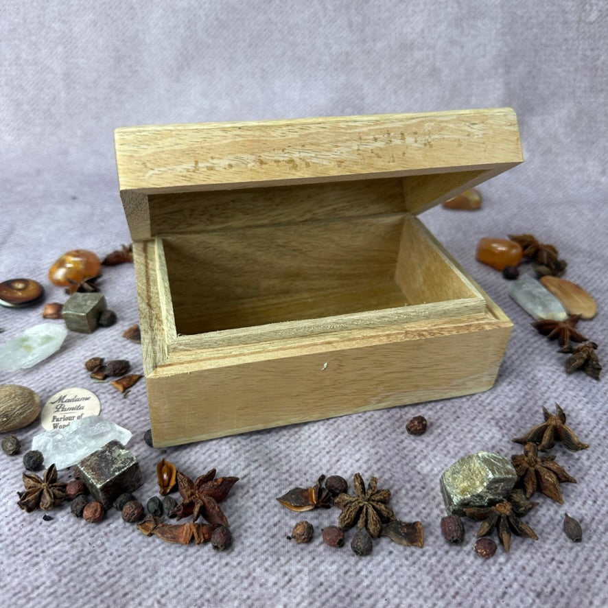 Wooden Tarot Keeper Box