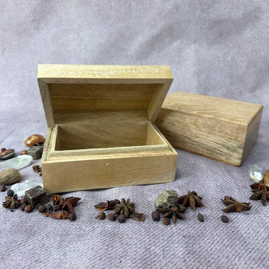 Wooden Tarot Keeper Box