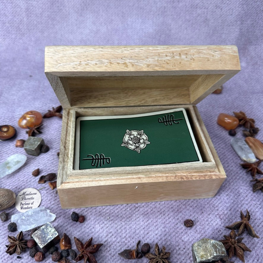 Wooden Tarot Keeper Box