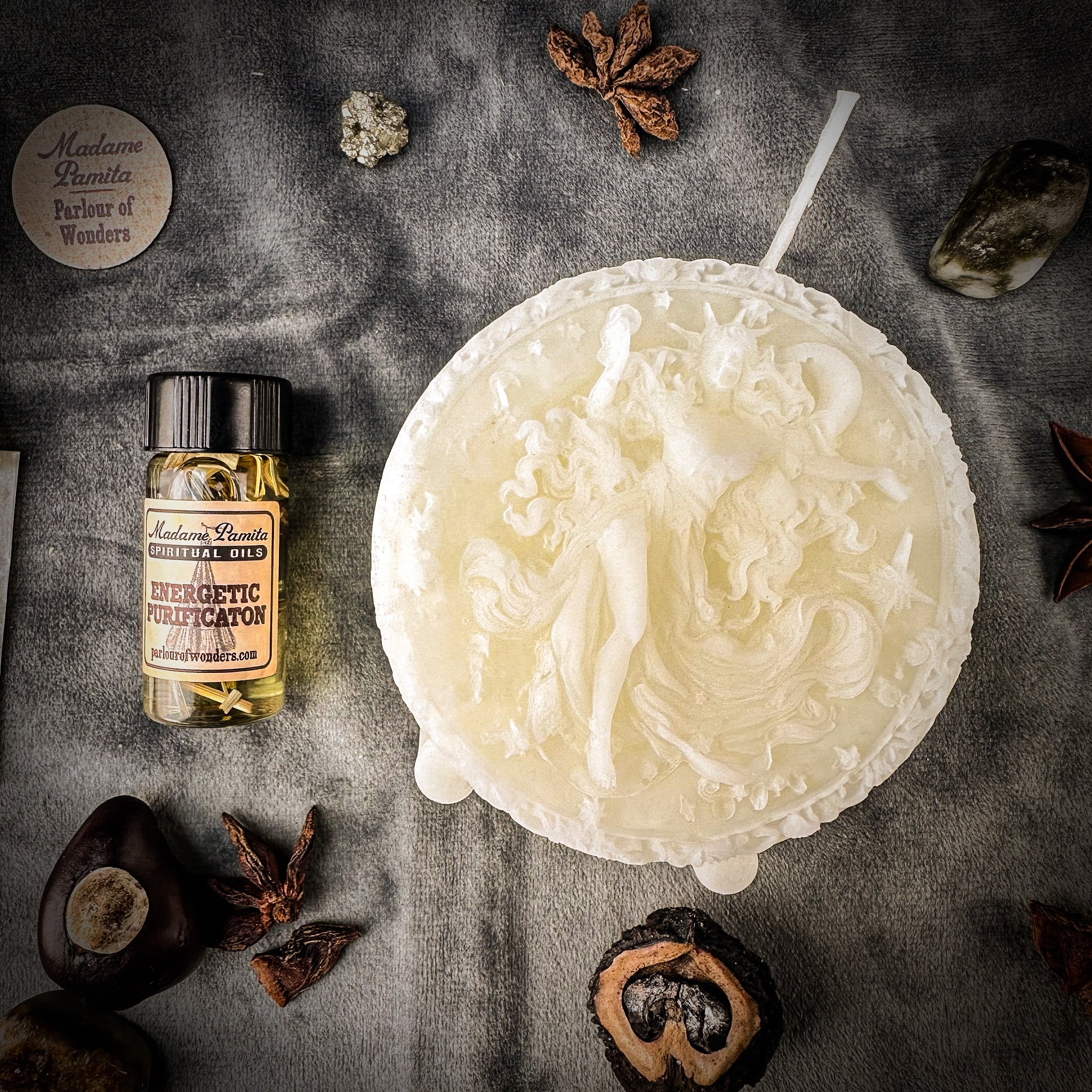 Aquarius Power Candle Spell Kit - Innovation, Vision & Independence Magic