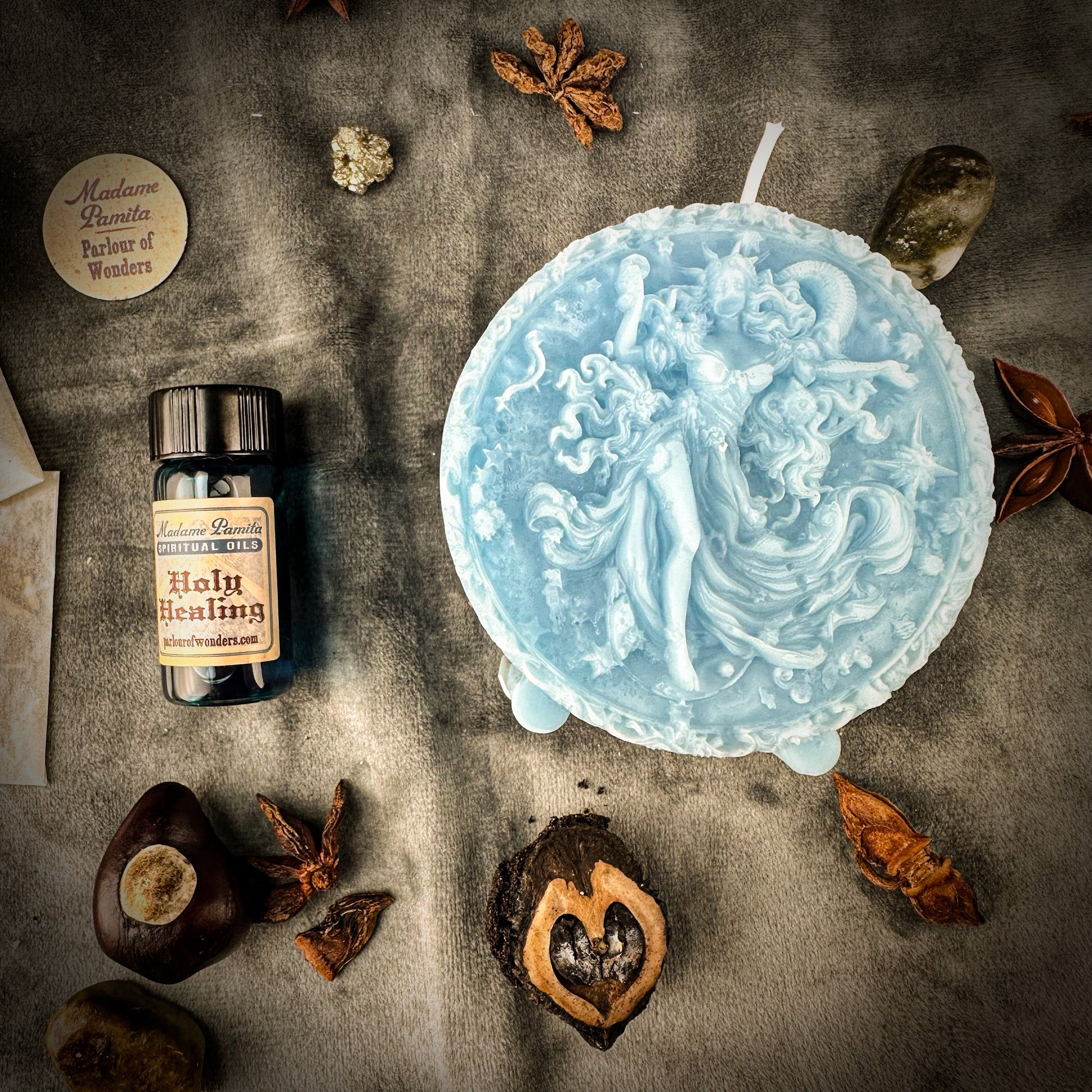 Aquarius Power Candle Spell Kit - Innovation, Vision & Independence Magic