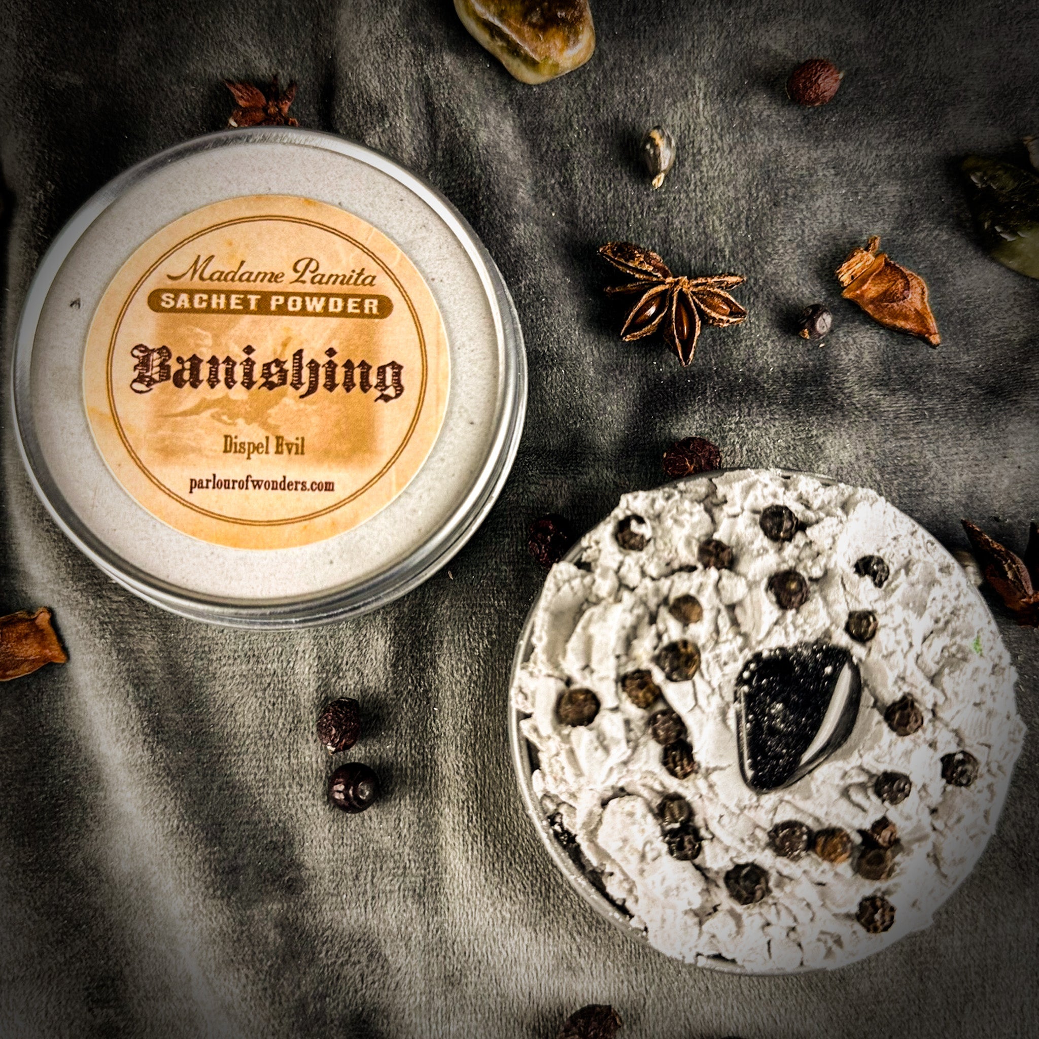 Banishing Sachet Powder by Madame Pamita