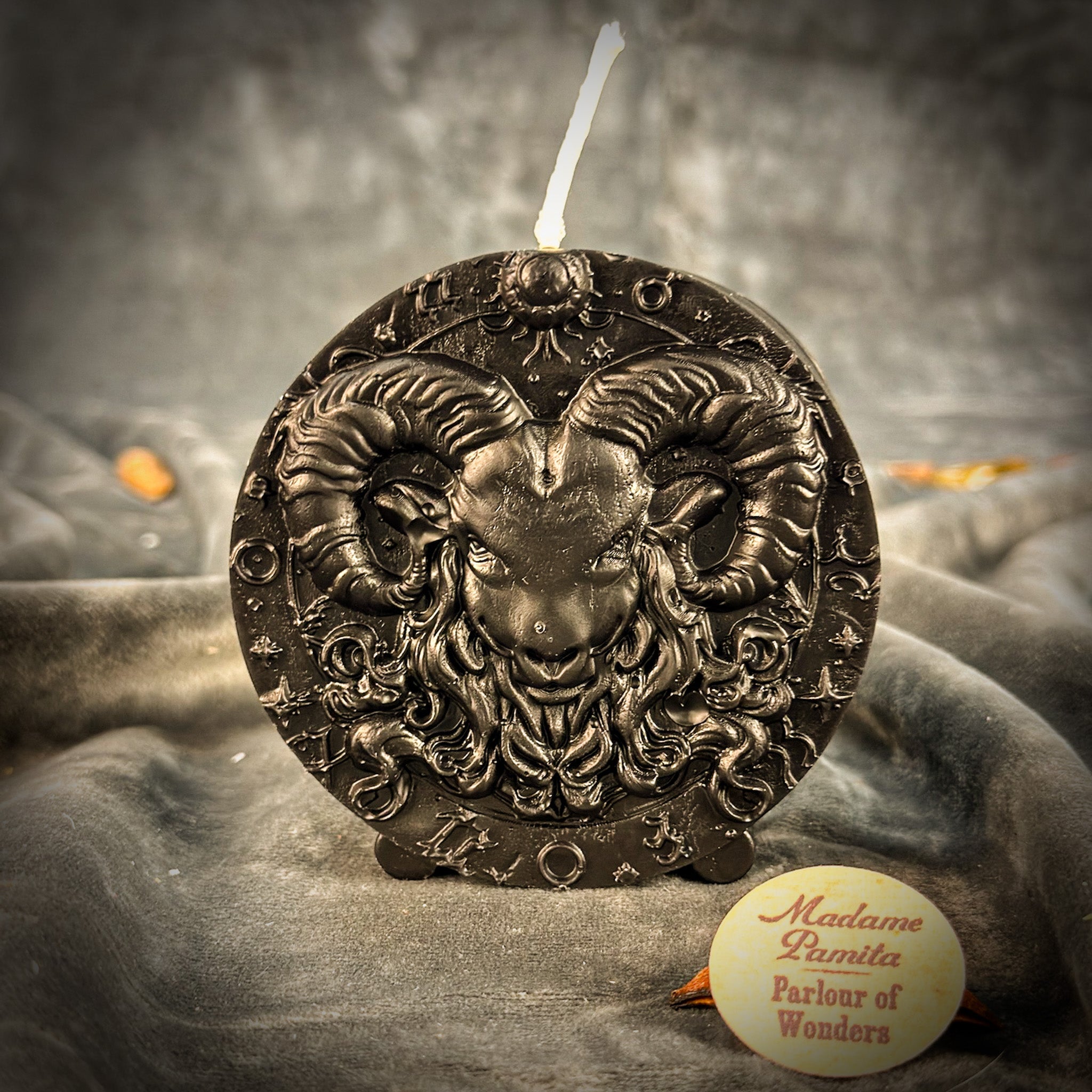 Beeswax Aries Ram Zodiac Spell Candle