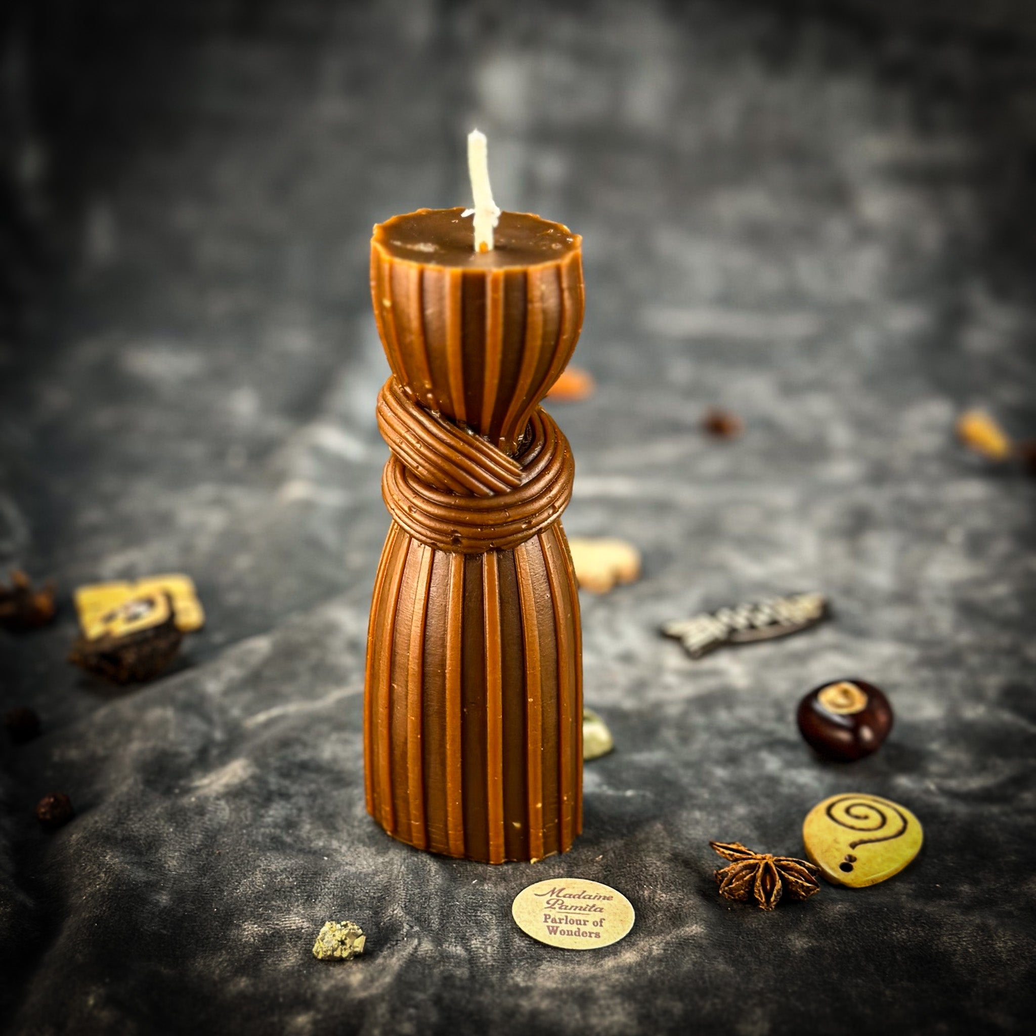 Beeswax Binding Knot Spell Candle