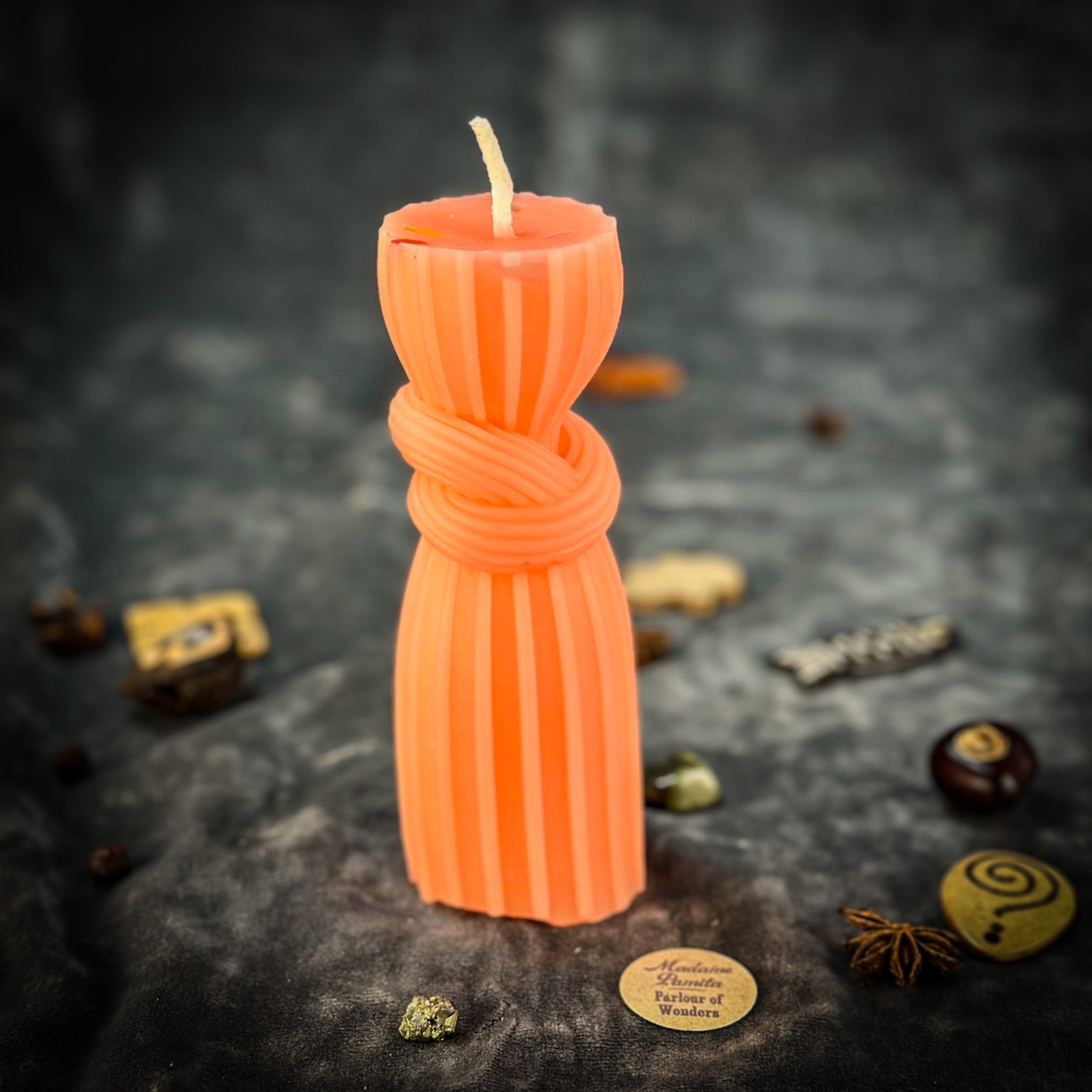 Beeswax Binding Knot Spell Candle