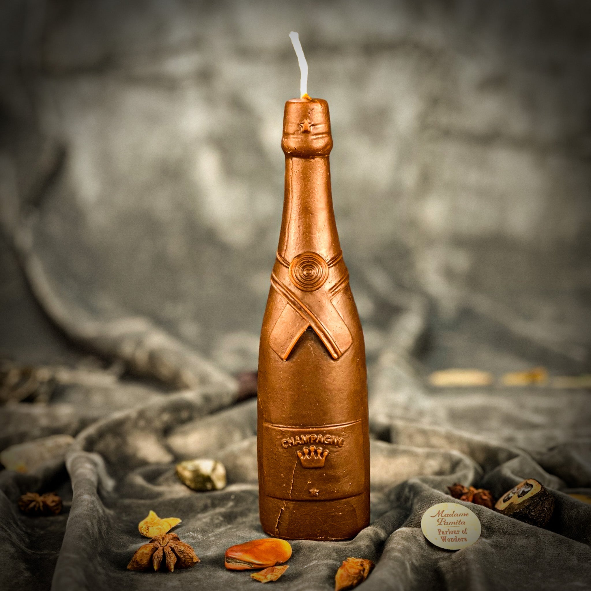 Beeswax Champagne Celebration Spell Candle