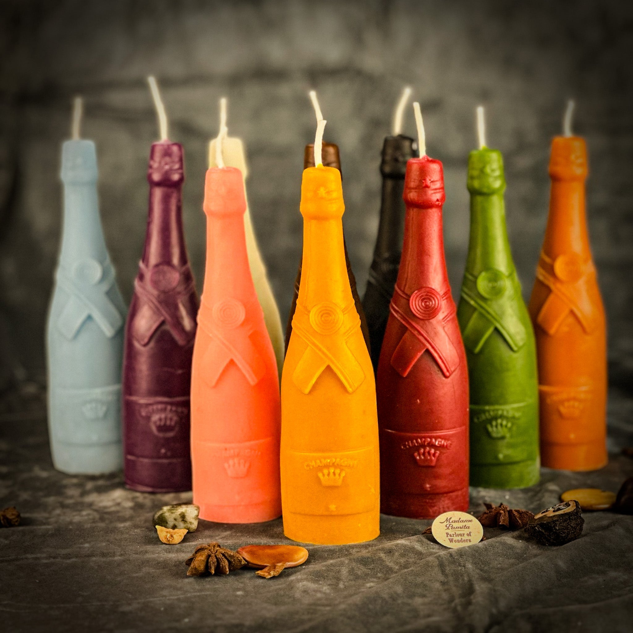 Beeswax Champagne Celebration Spell Candle