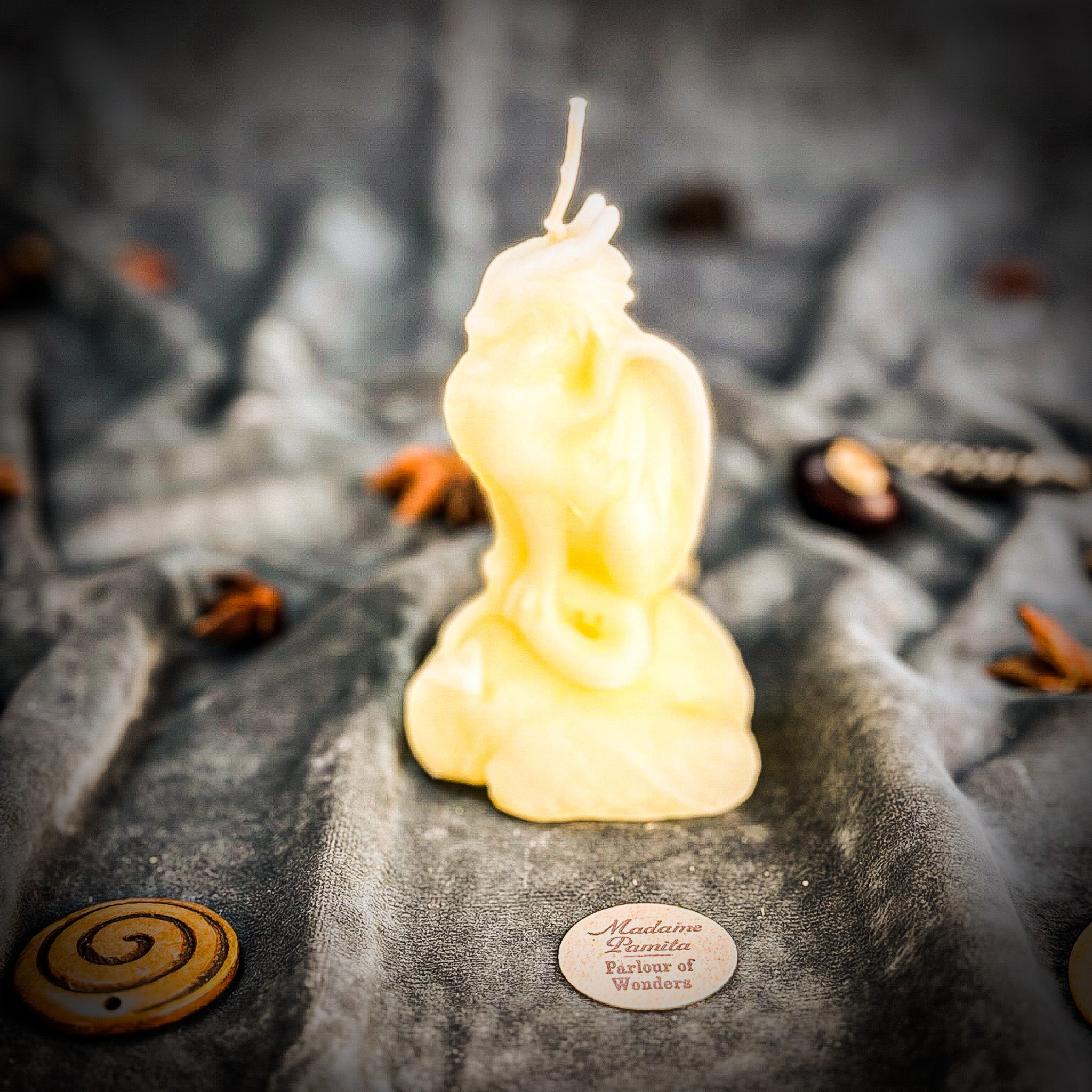 Beeswax Dragon of Protection Spell Candle
