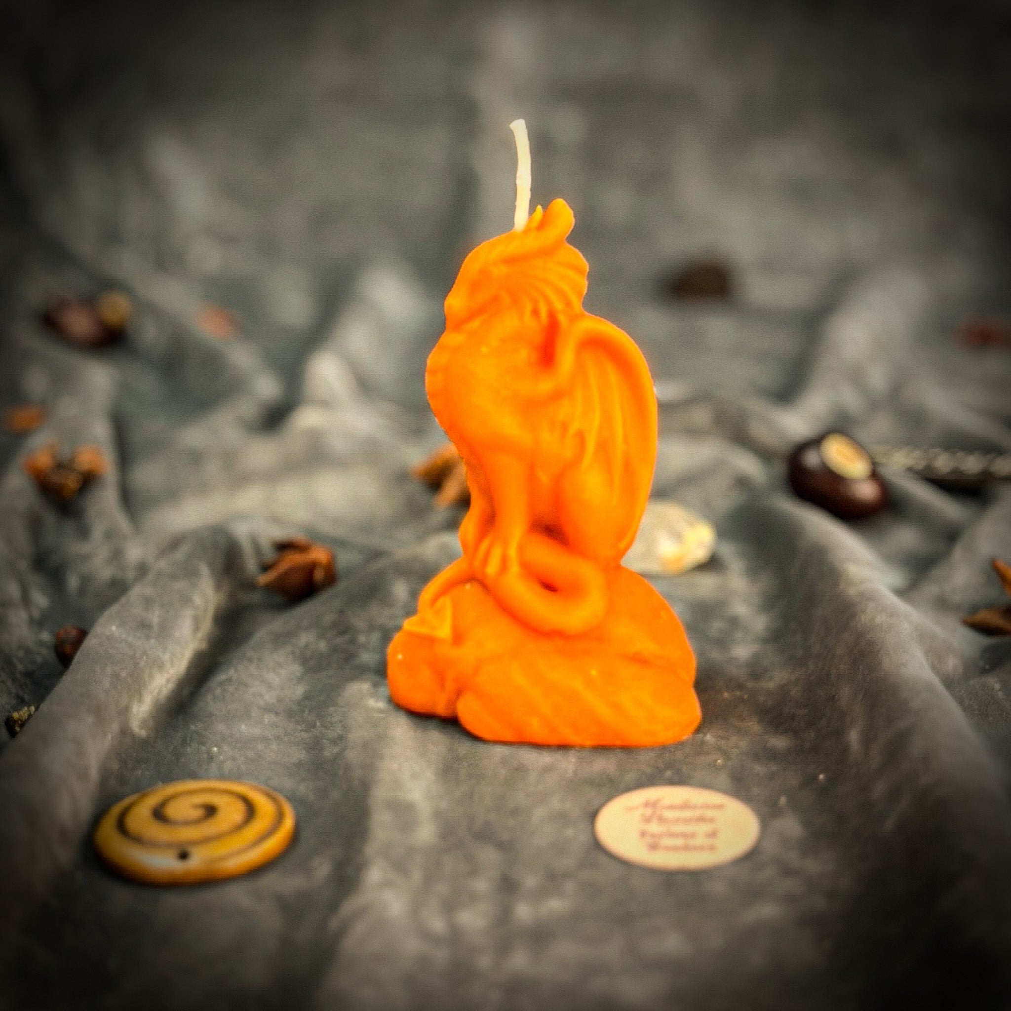 Beeswax Dragon of Protection Spell Candle