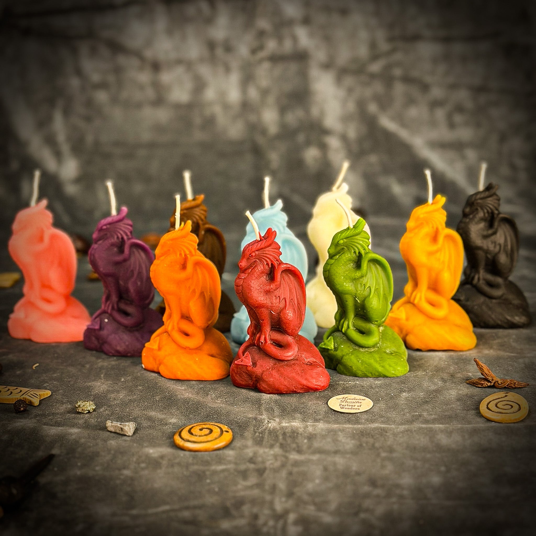 Beeswax Dragon of Protection Spell Candle