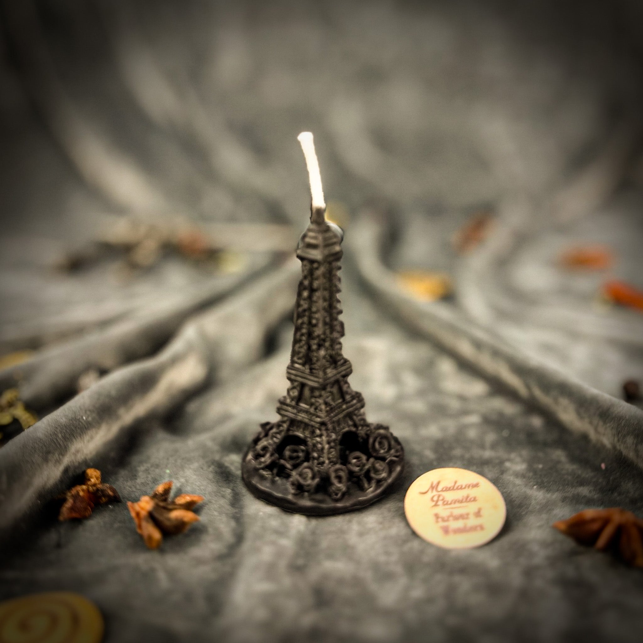 Beeswax Eiffel Tower Travel Spell Candle
