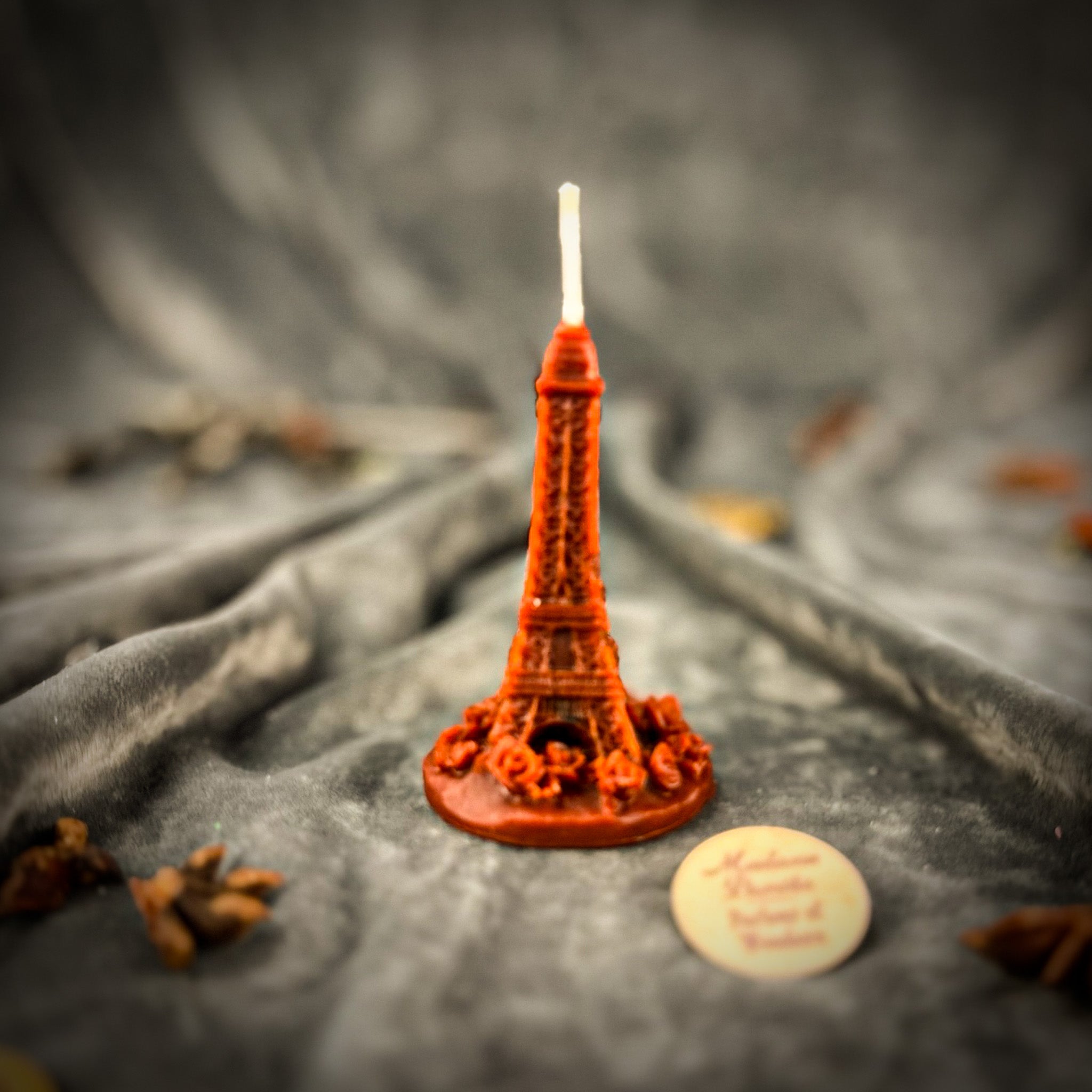 Beeswax Eiffel Tower Travel Spell Candle