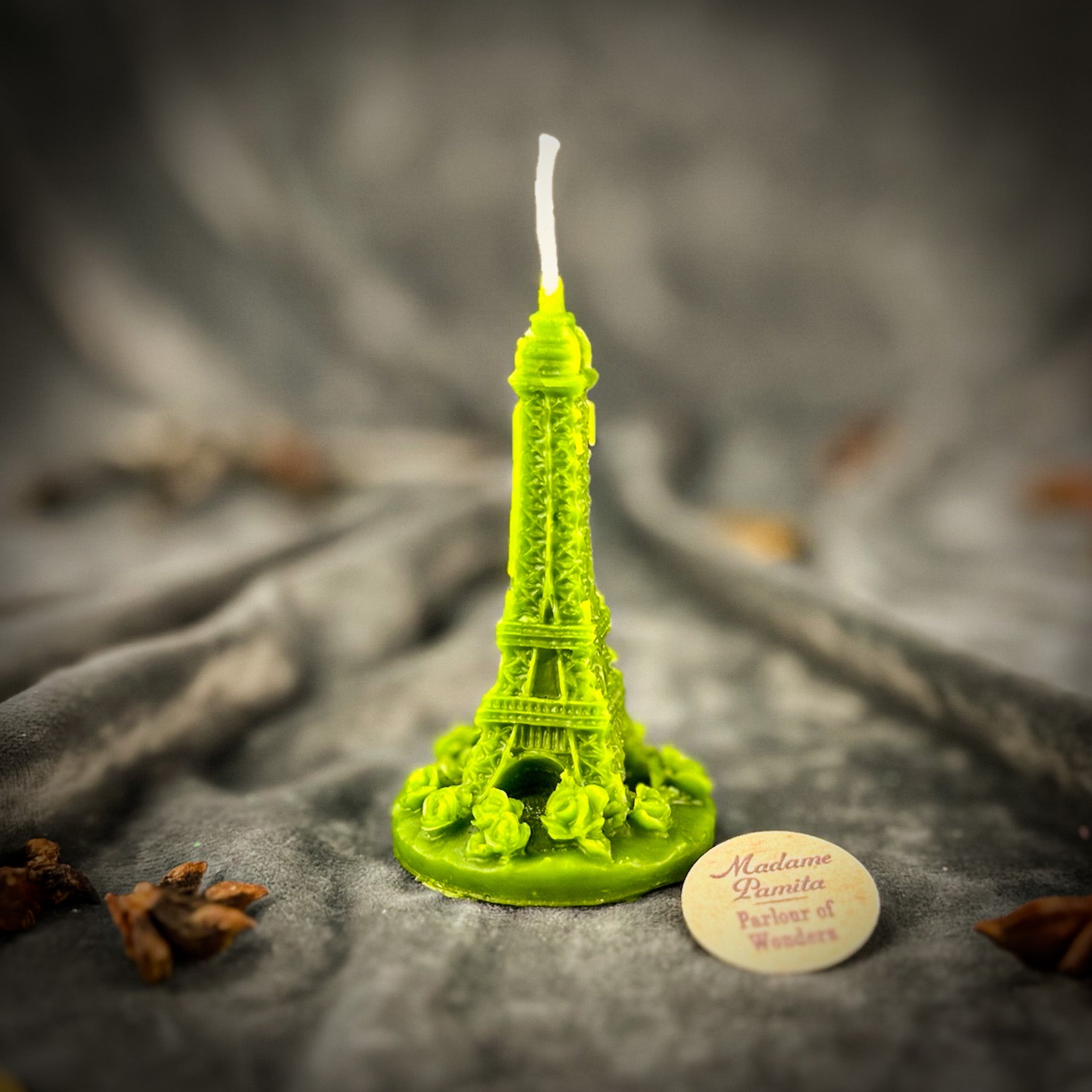 Beeswax Eiffel Tower Travel Spell Candle