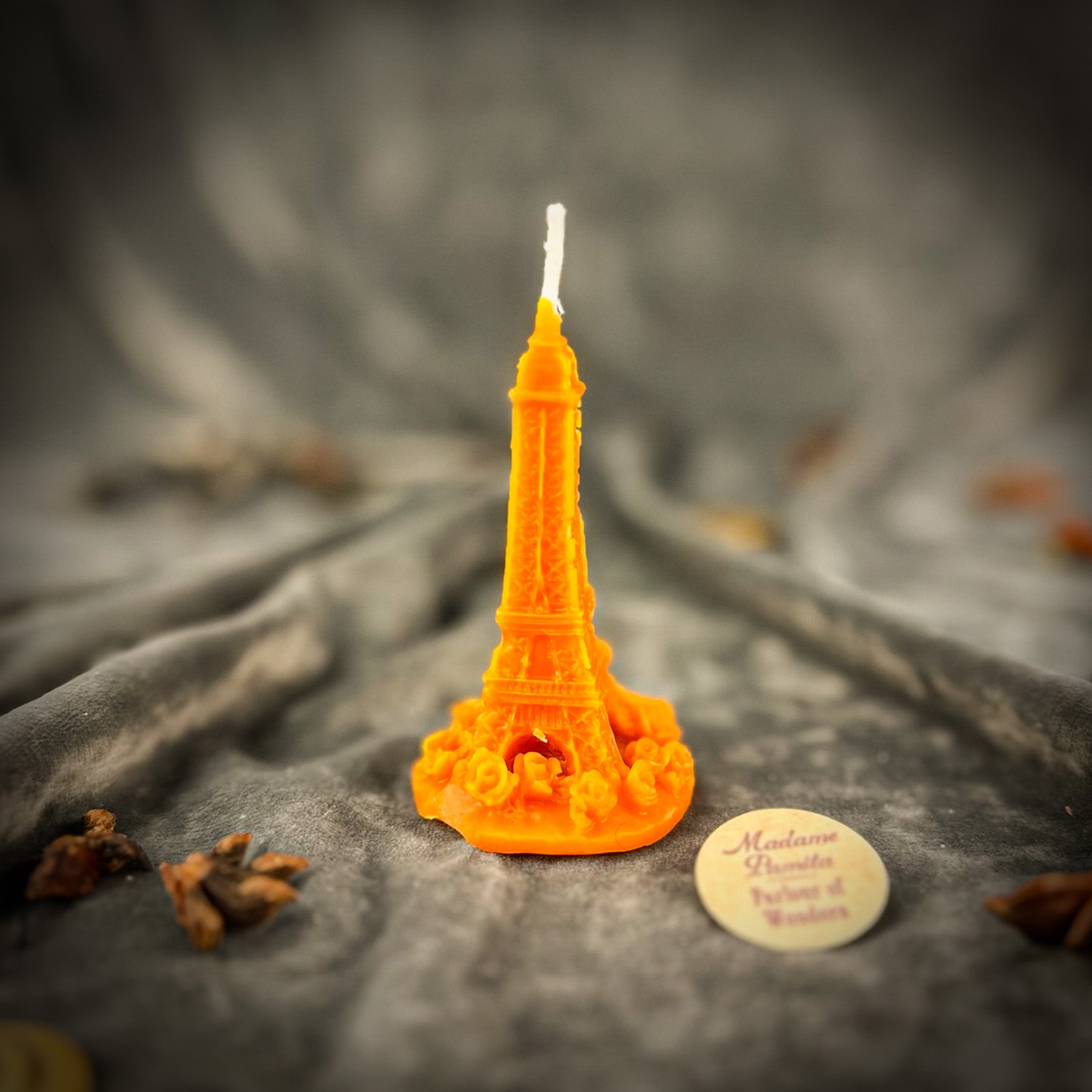 Beeswax Eiffel Tower Travel Spell Candle