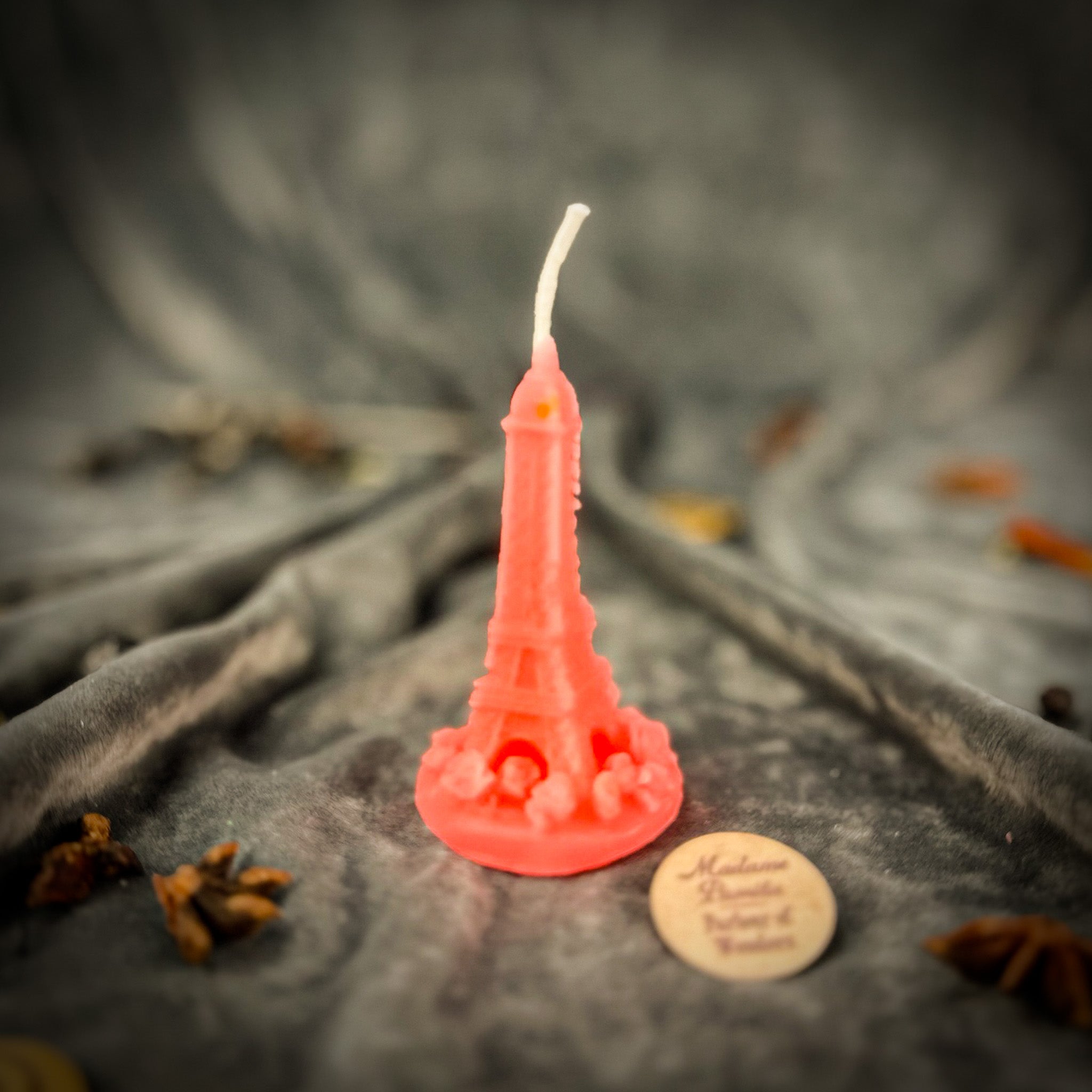Beeswax Eiffel Tower Travel Spell Candle