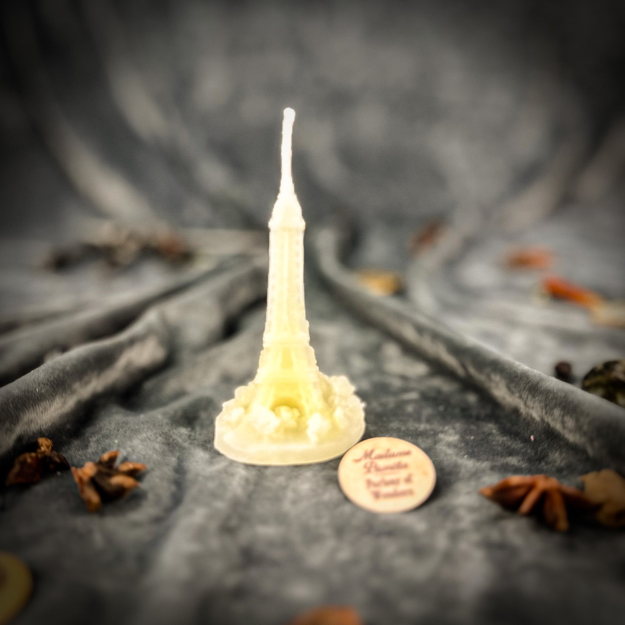 Beeswax Eiffel Tower Travel Spell Candle