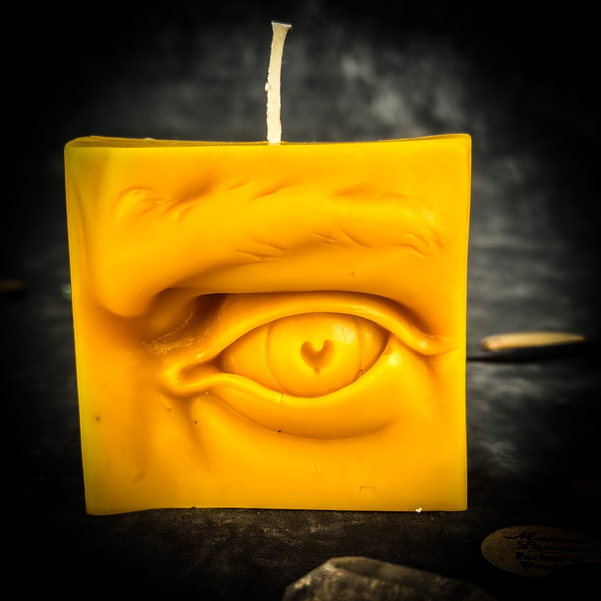 Beeswax Ex-Voto Eye Spell Candle