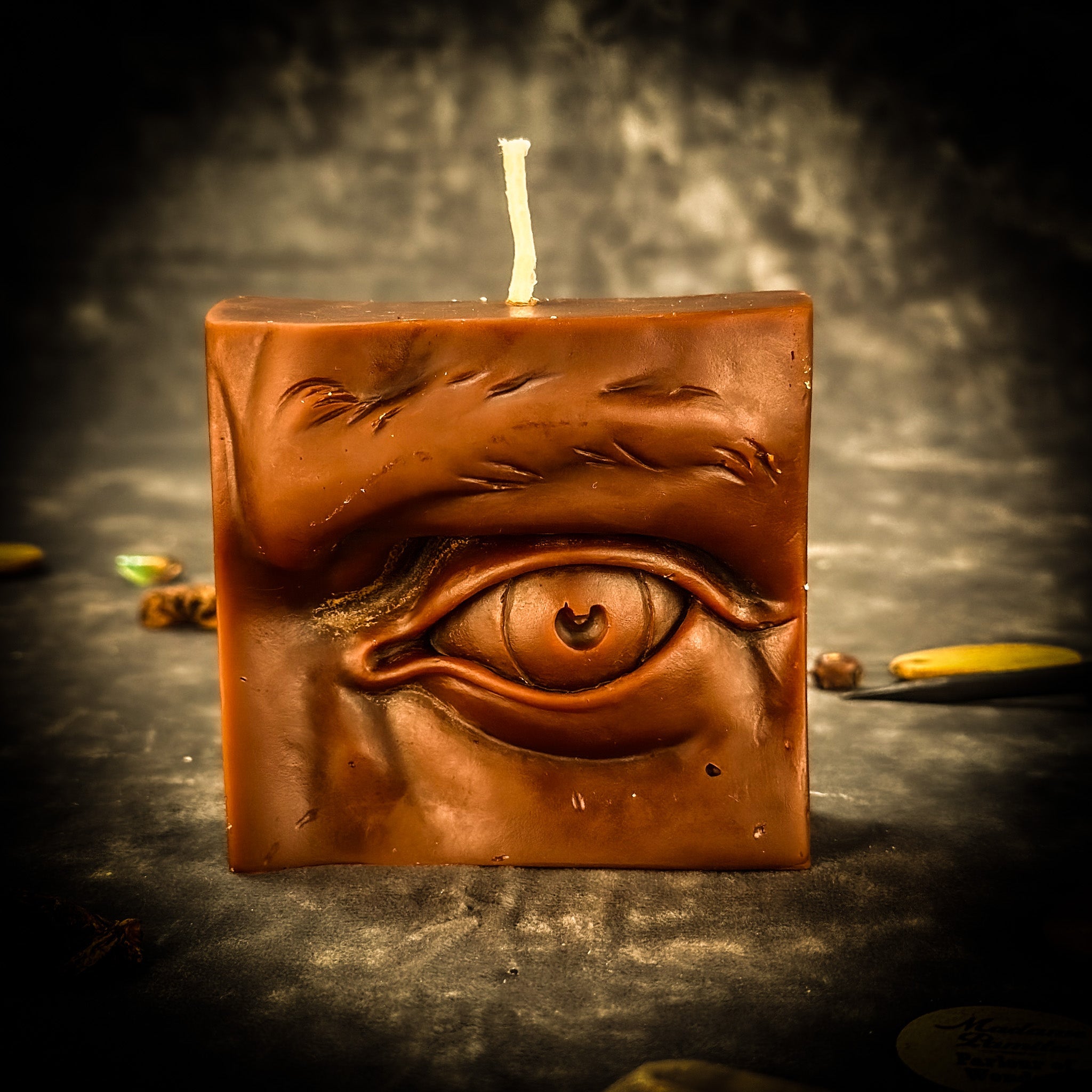 Beeswax Ex-Voto Eye Spell Candle
