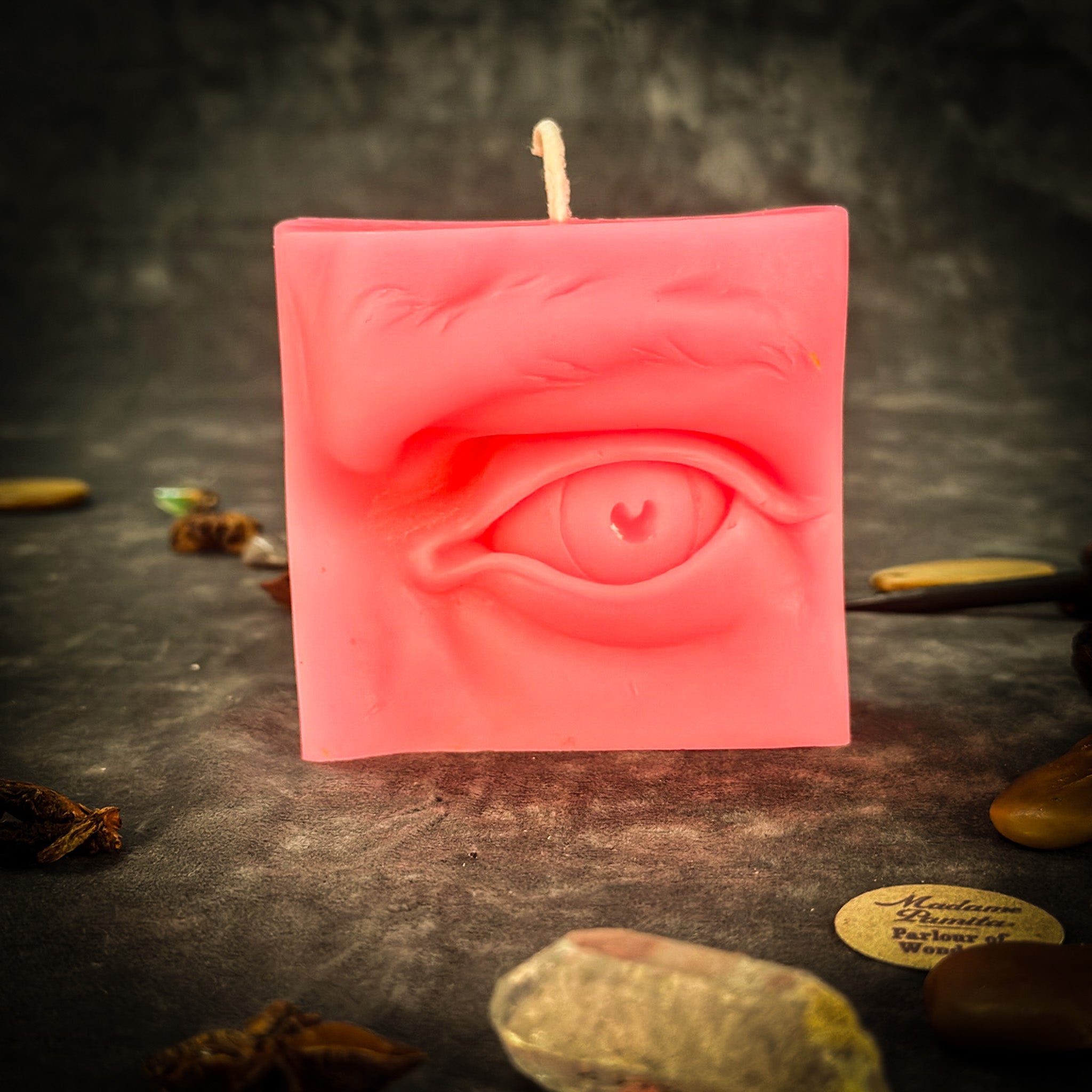 Beeswax Ex-Voto Eye Spell Candle