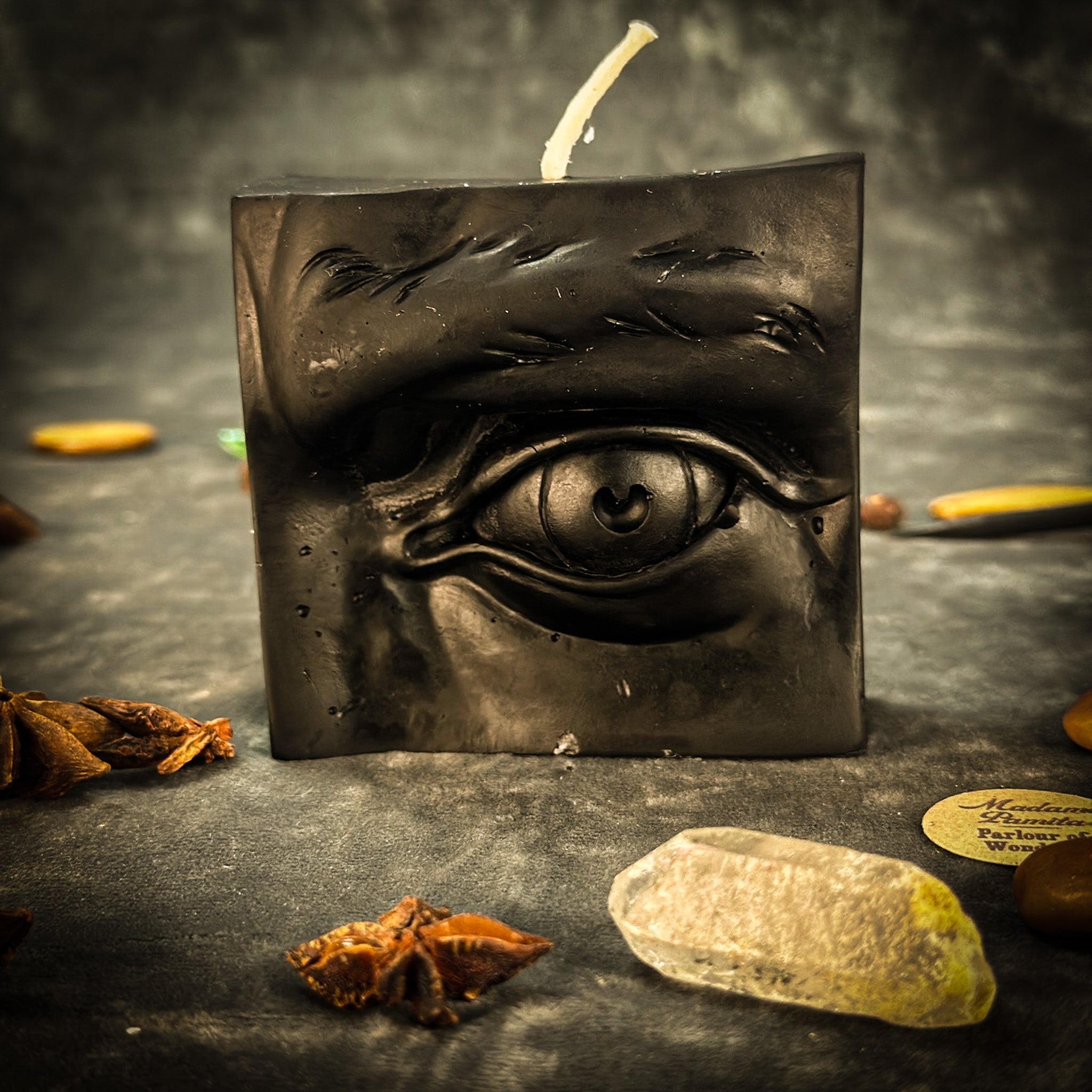 Beeswax Ex-Voto Eye Spell Candle