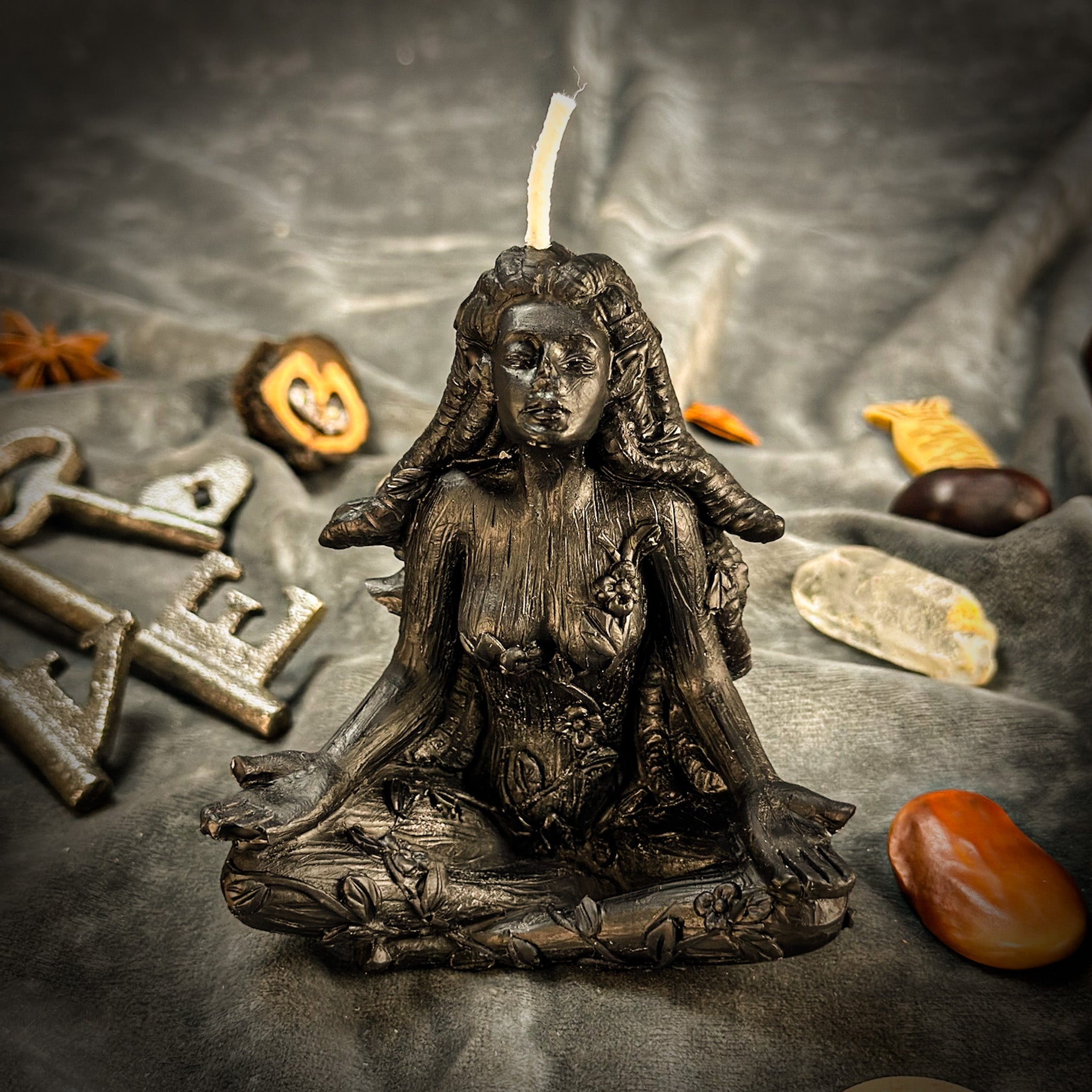 Beeswax Forest Fairy Spell Candle