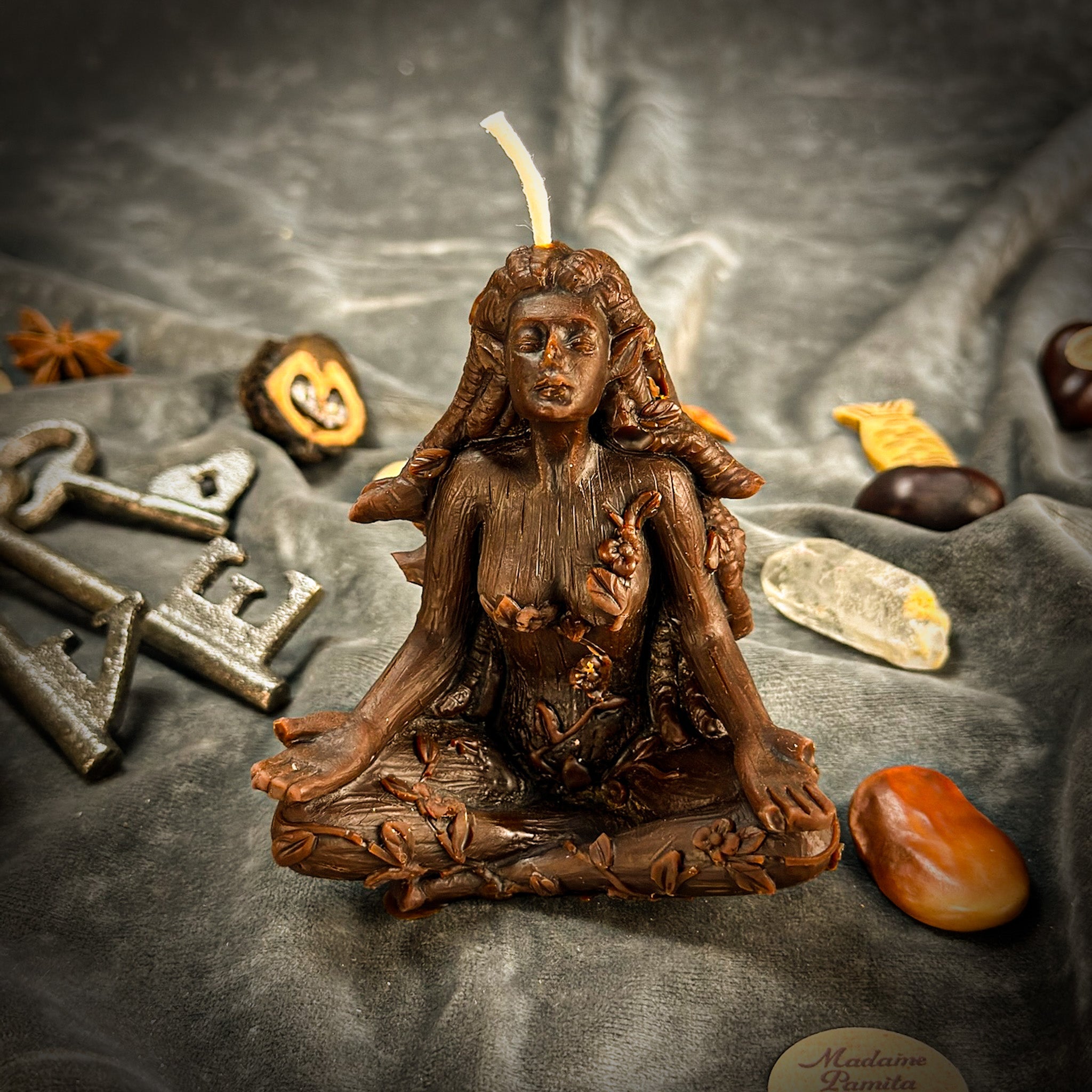 Beeswax Forest Fairy Spell Candle