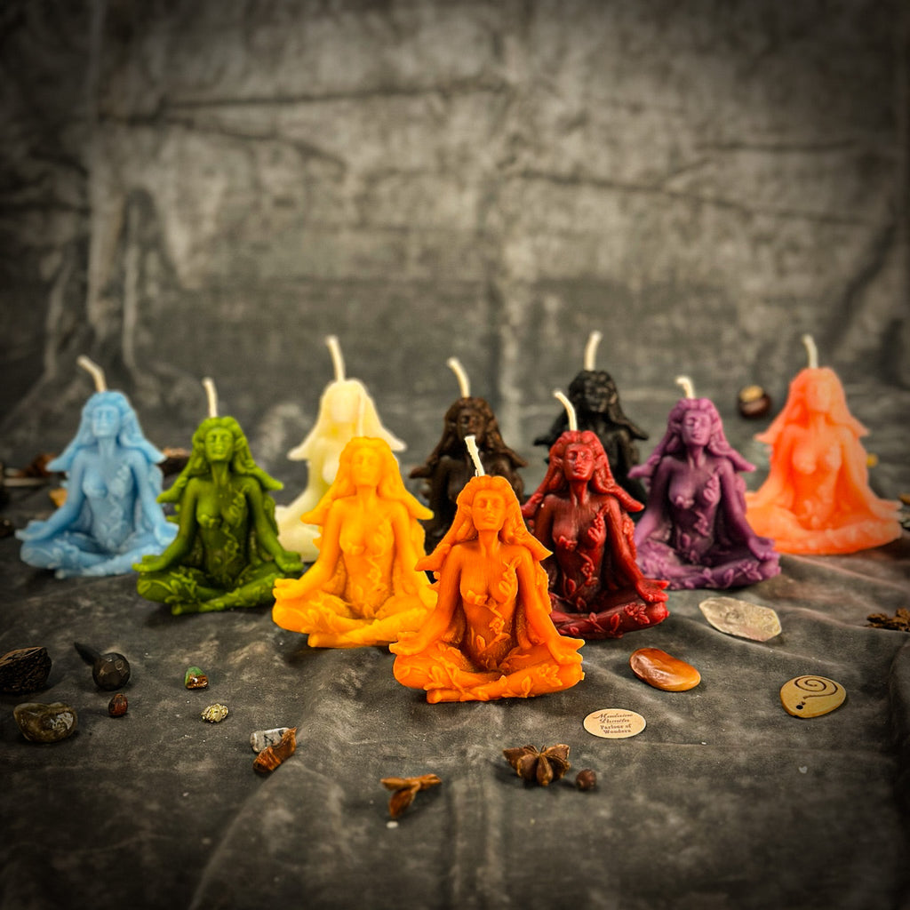 Beeswax Forest Fairy Spell Candle