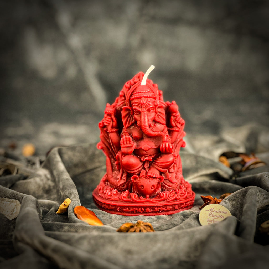 Beeswax Ganesha Spell Candle