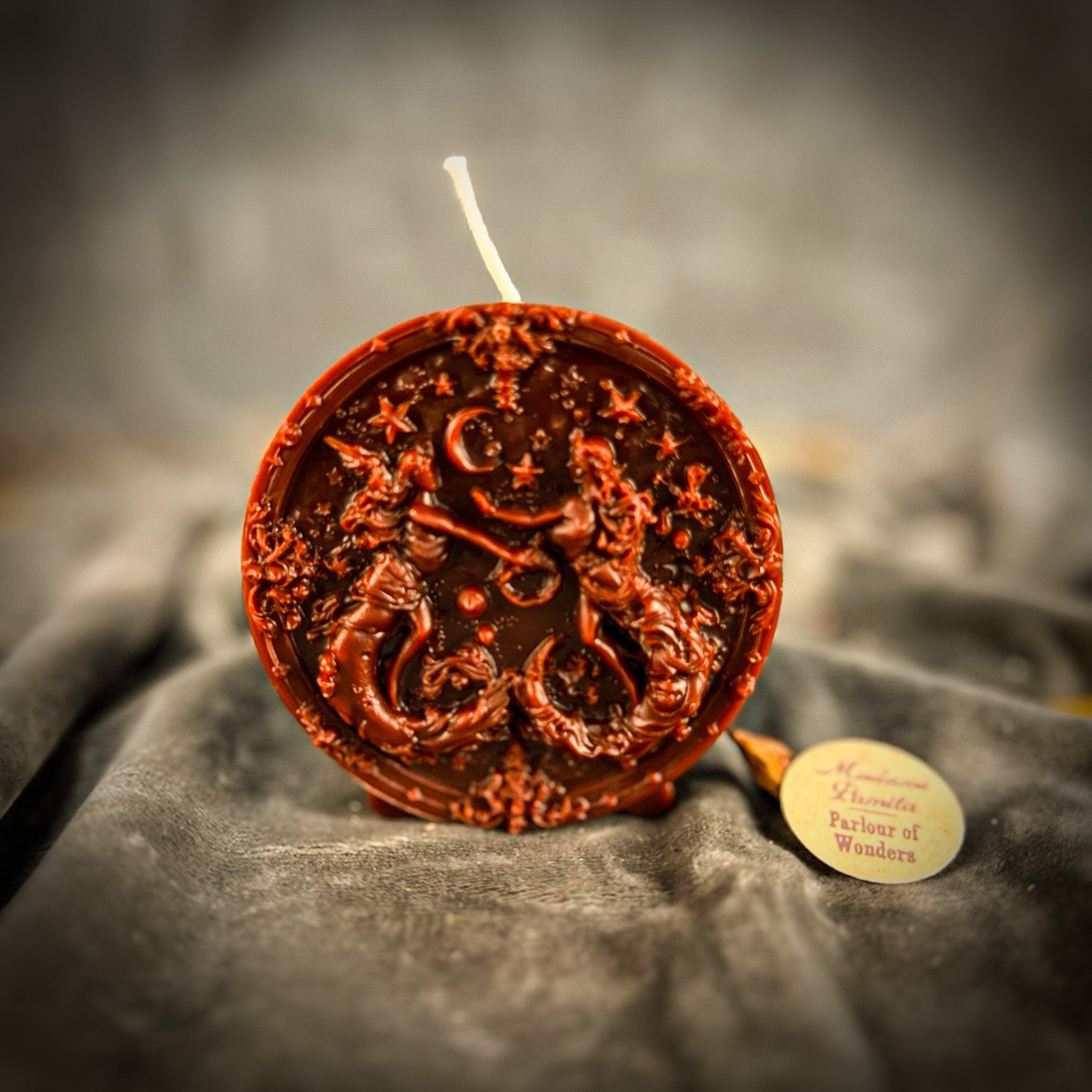 Beeswax Gemini Twins Zodiac Spell Candle