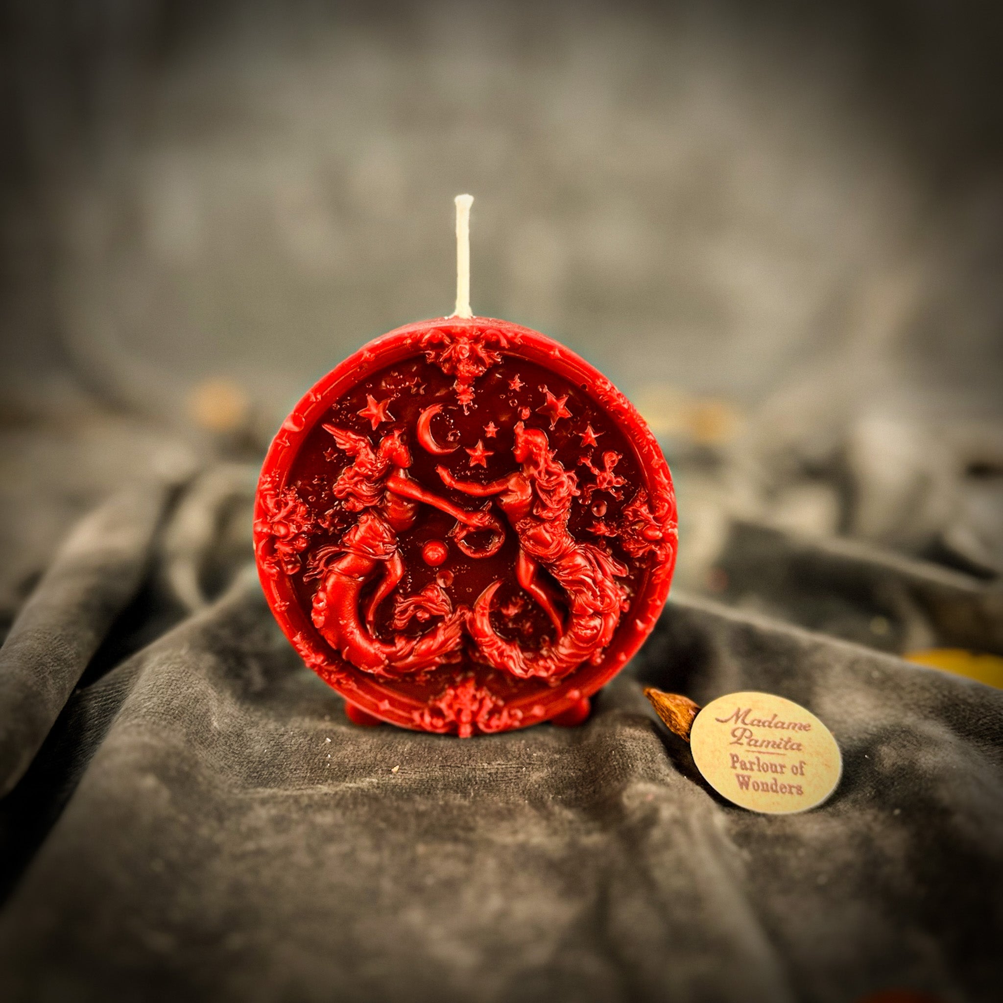 Beeswax Gemini Twins Zodiac Spell Candle