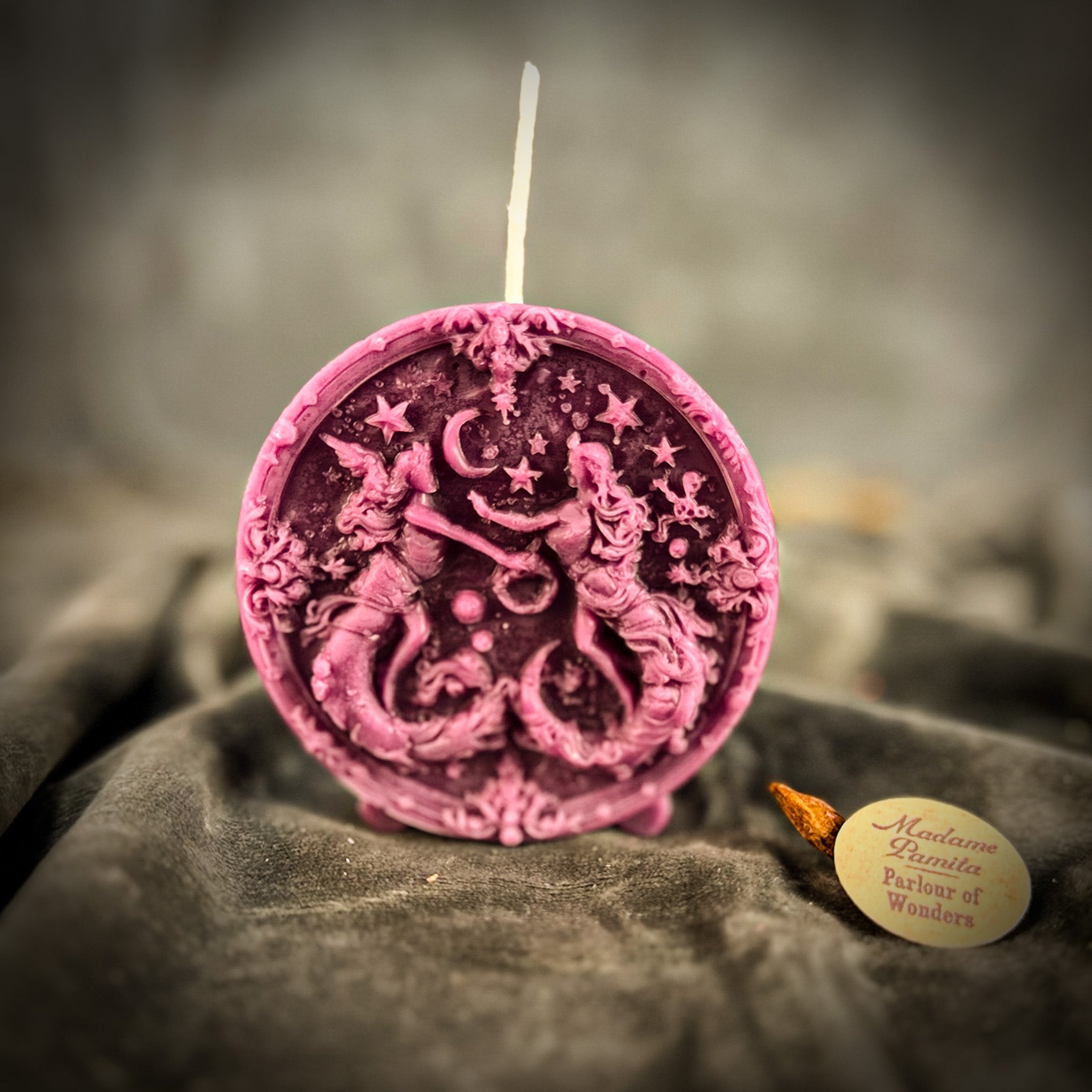 Beeswax Gemini Twins Zodiac Spell Candle