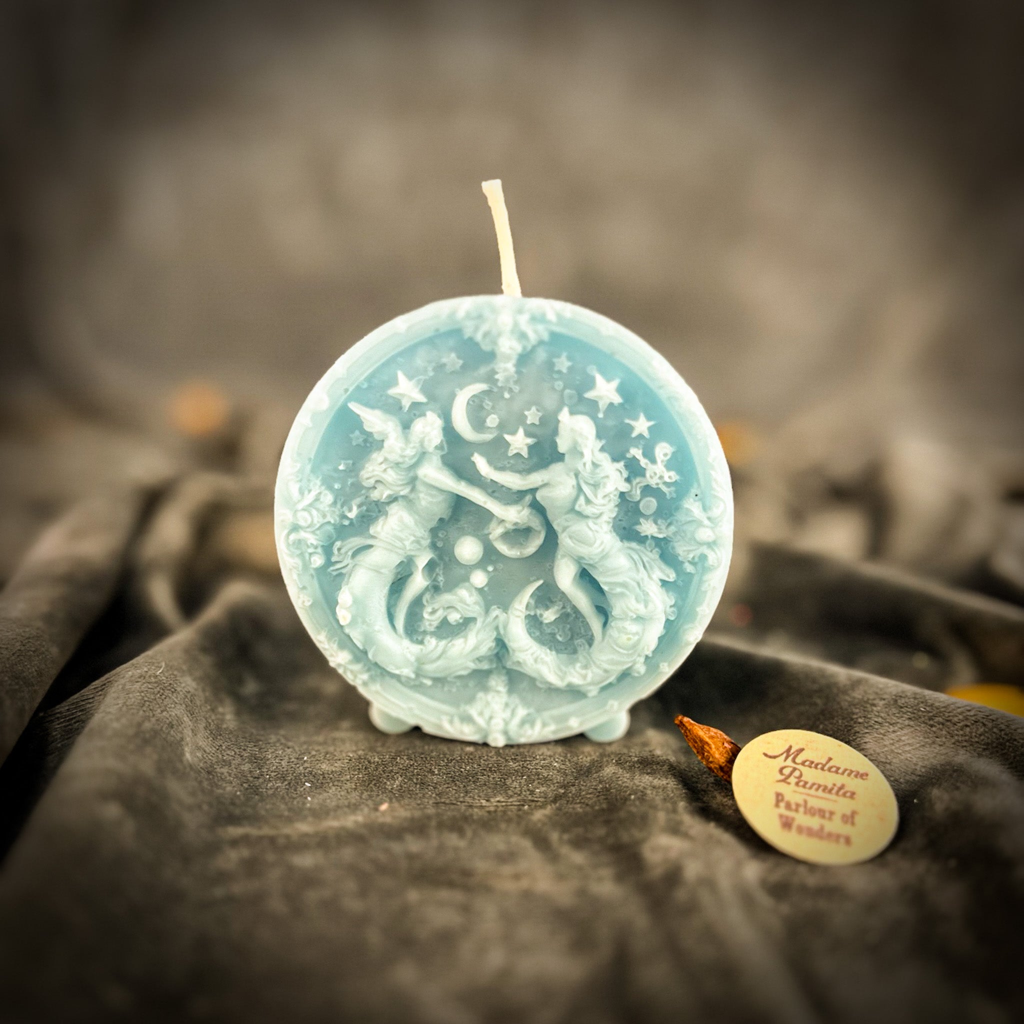 Beeswax Gemini Twins Zodiac Spell Candle