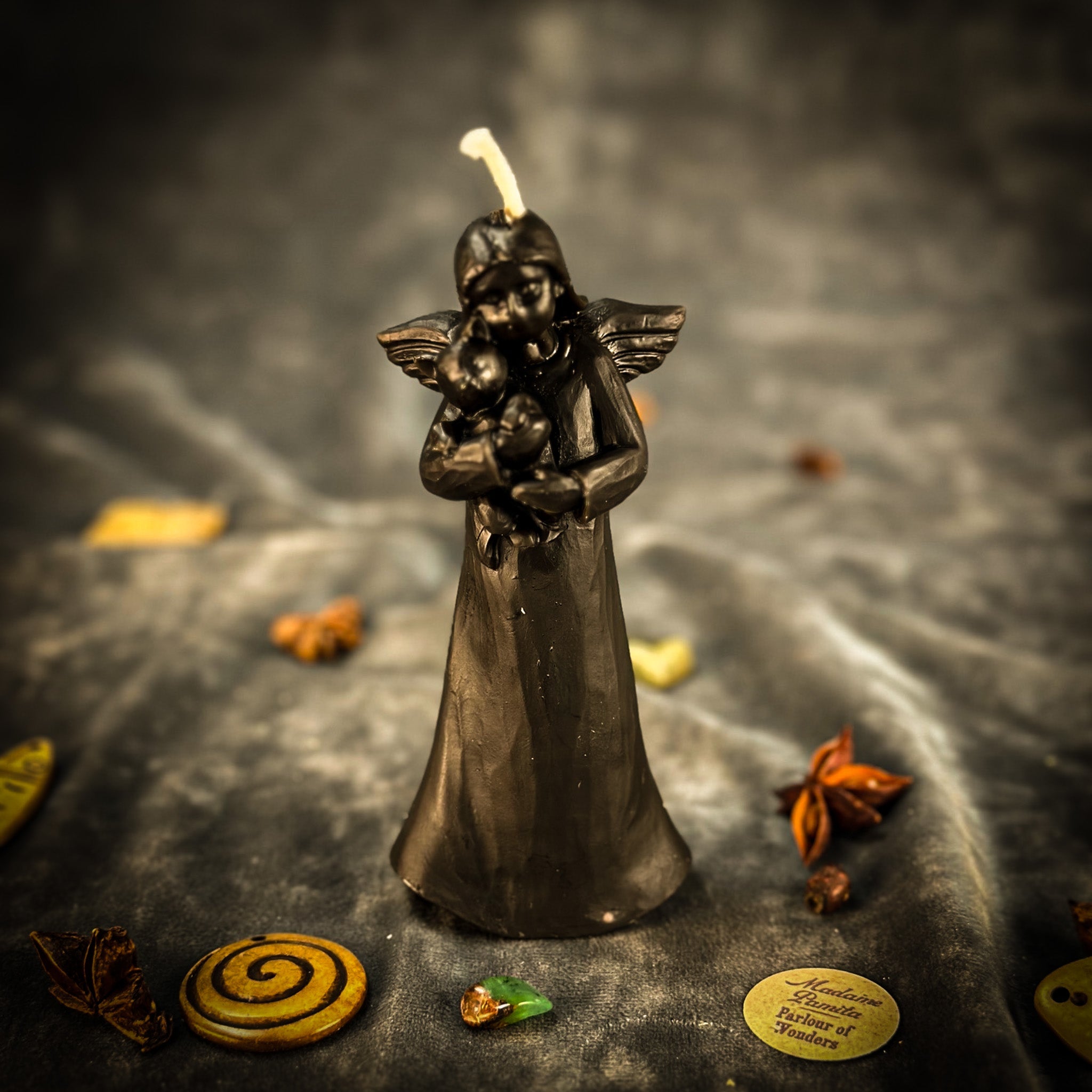 Beeswax Cat Guardian Spirit Spell Candle