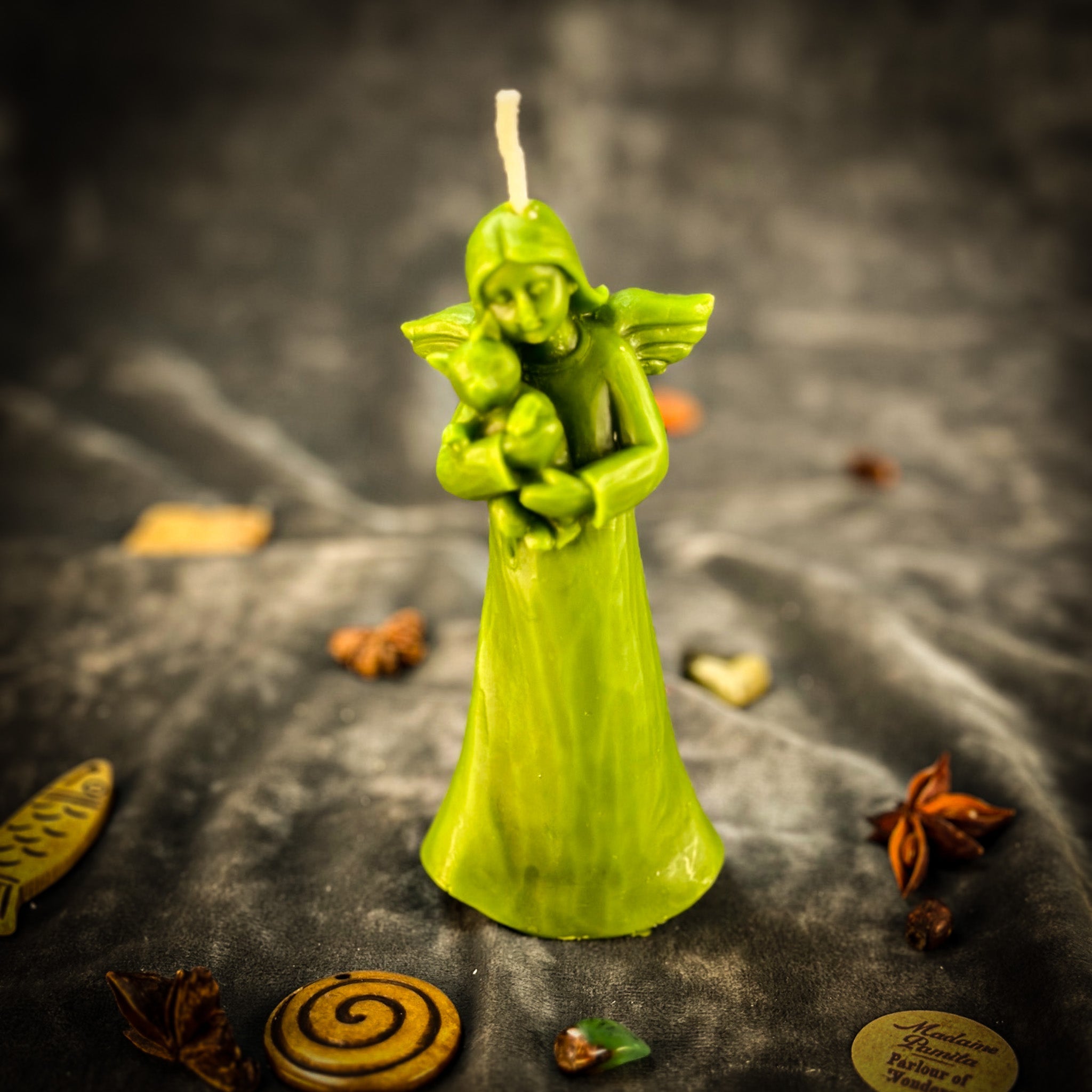Beeswax Cat Guardian Spirit Spell Candle