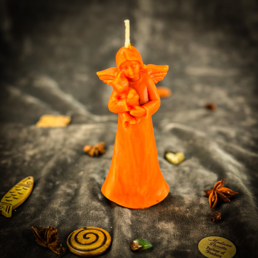 Beeswax Cat Guardian Spirit Spell Candle