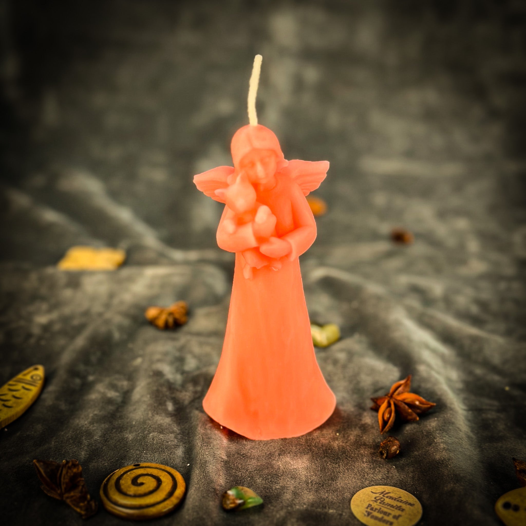 Beeswax Cat Guardian Spirit Spell Candle