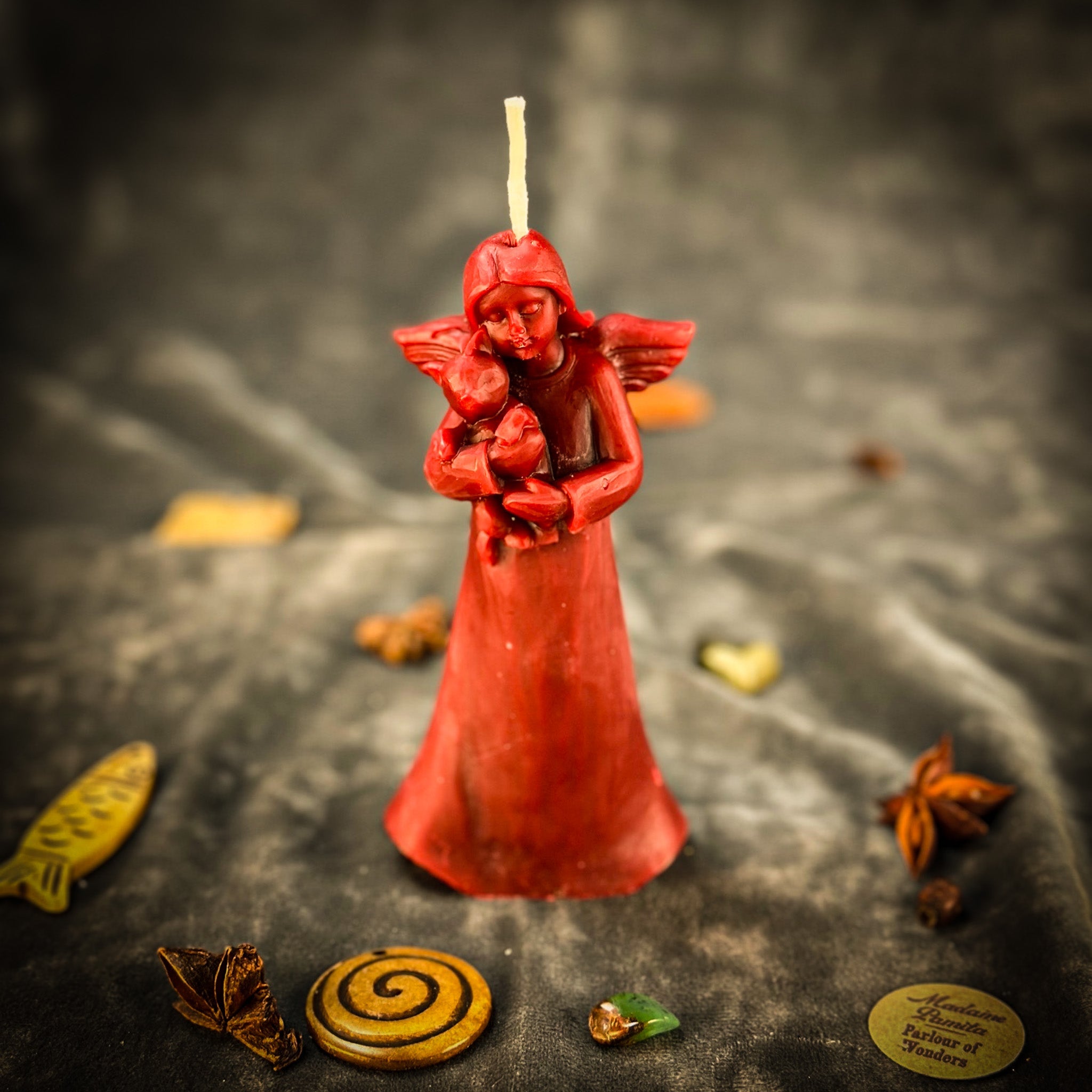 Beeswax Cat Guardian Spirit Spell Candle