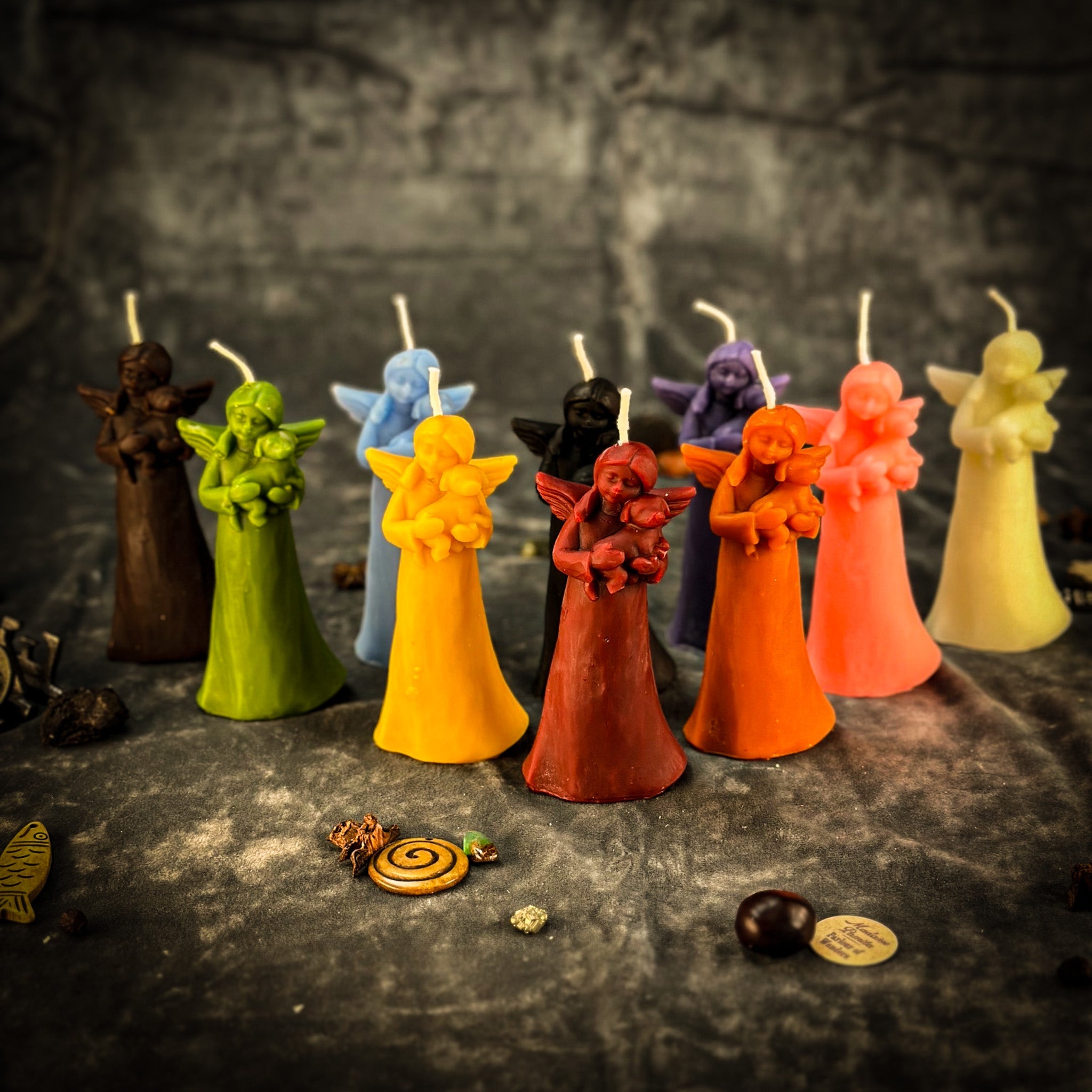 Beeswax Dog Guardian Spirit Spell Candle