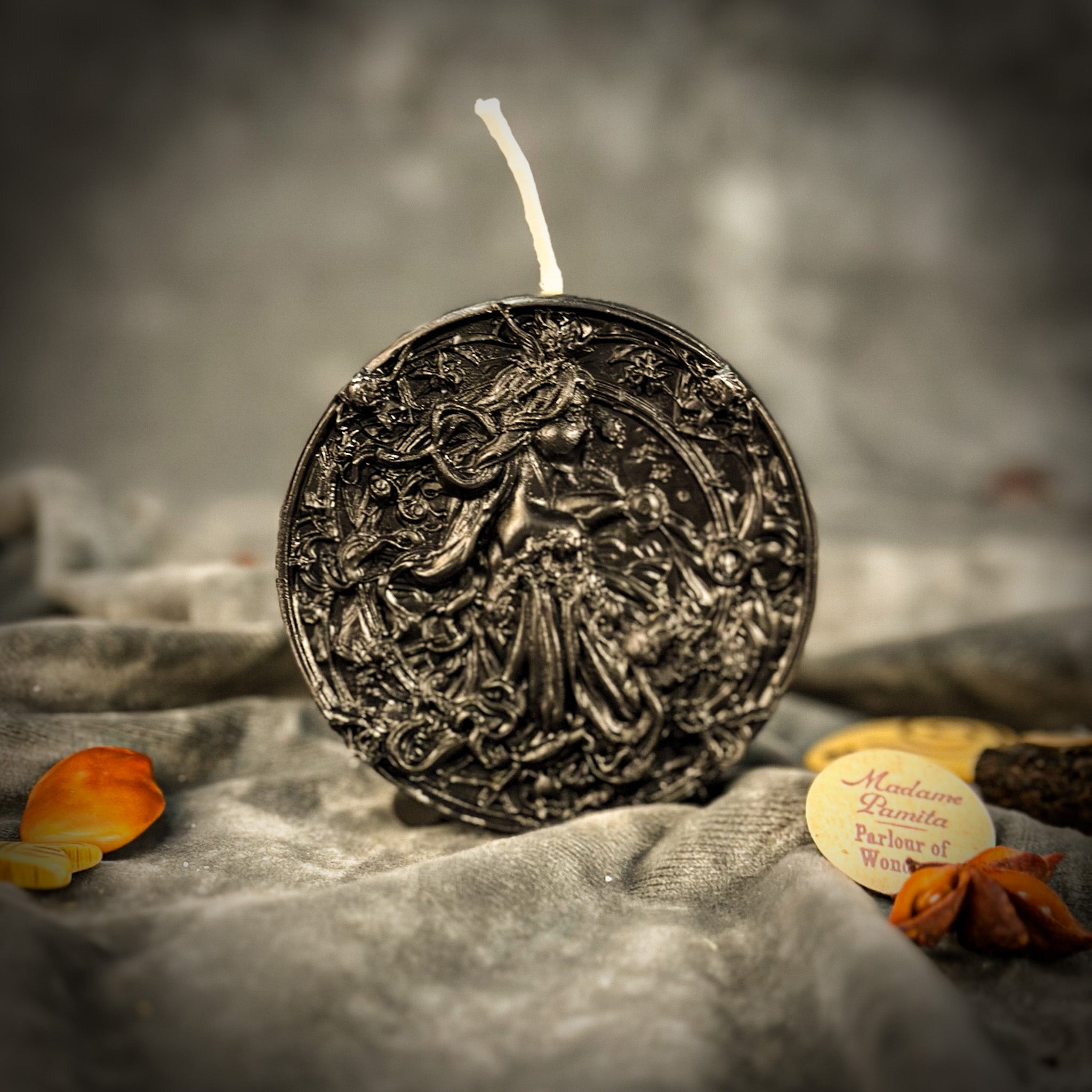 Beeswax Libra Scales Zodiac Spell Candle