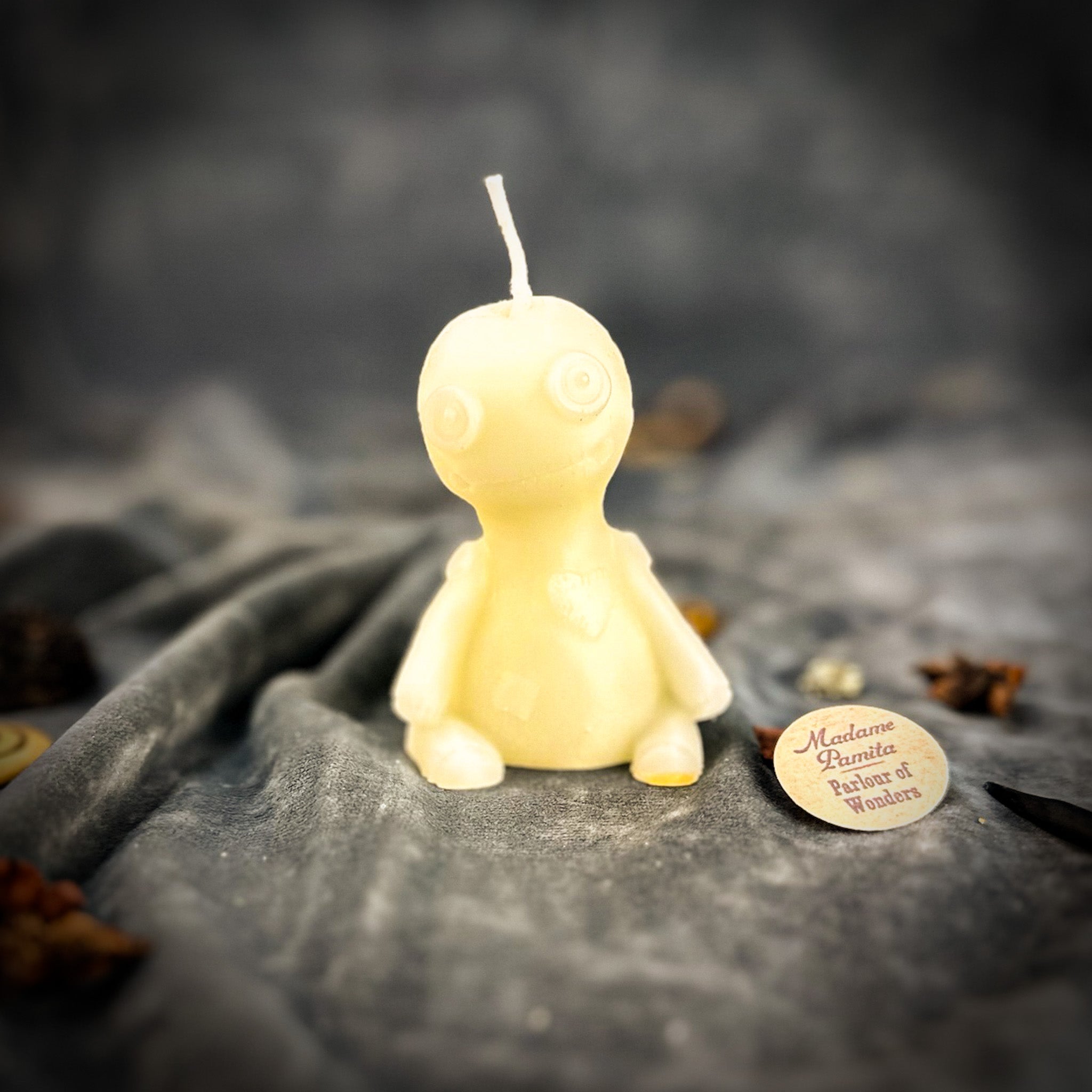 Beeswax Love Poppet Spell Candle