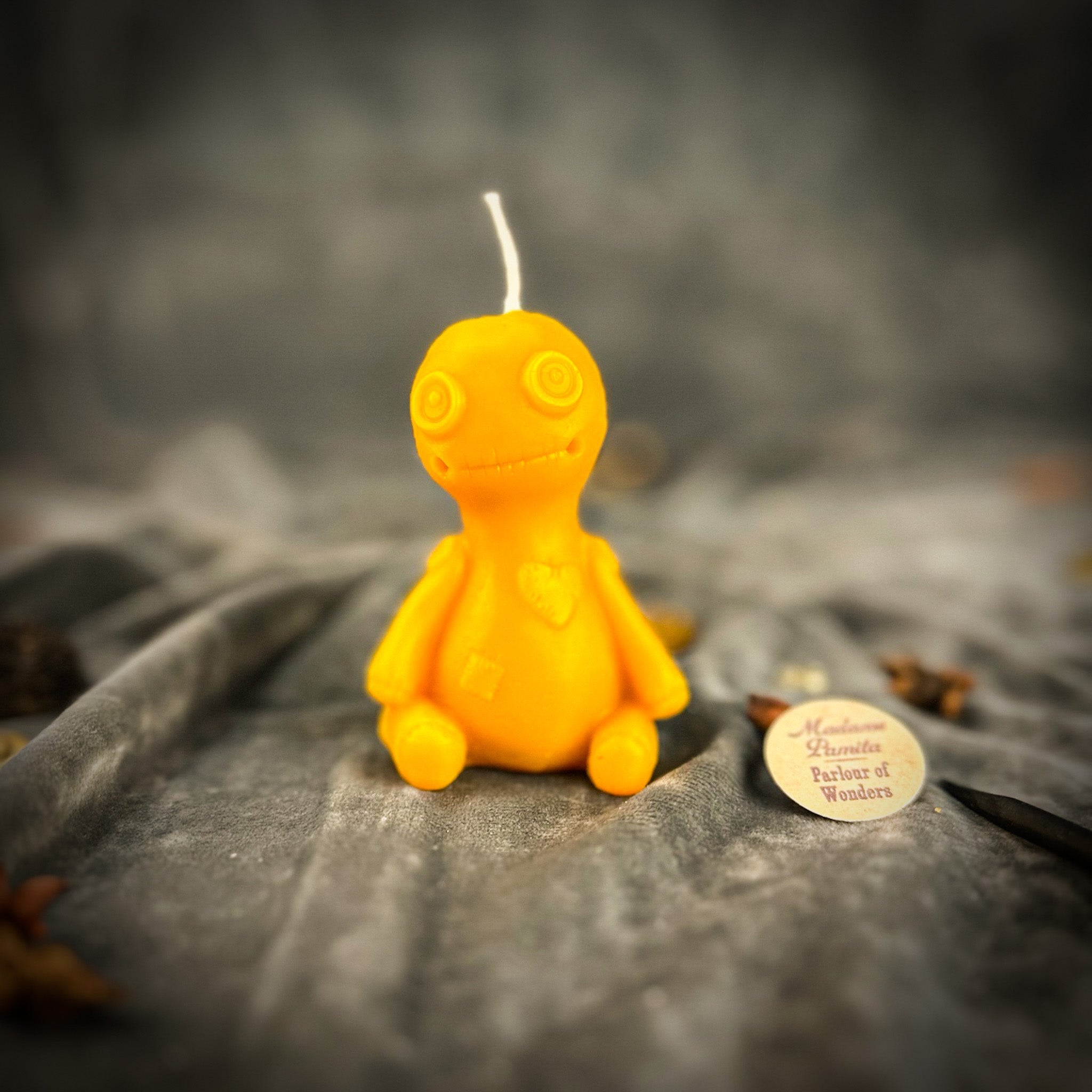 Beeswax Love Poppet Spell Candle