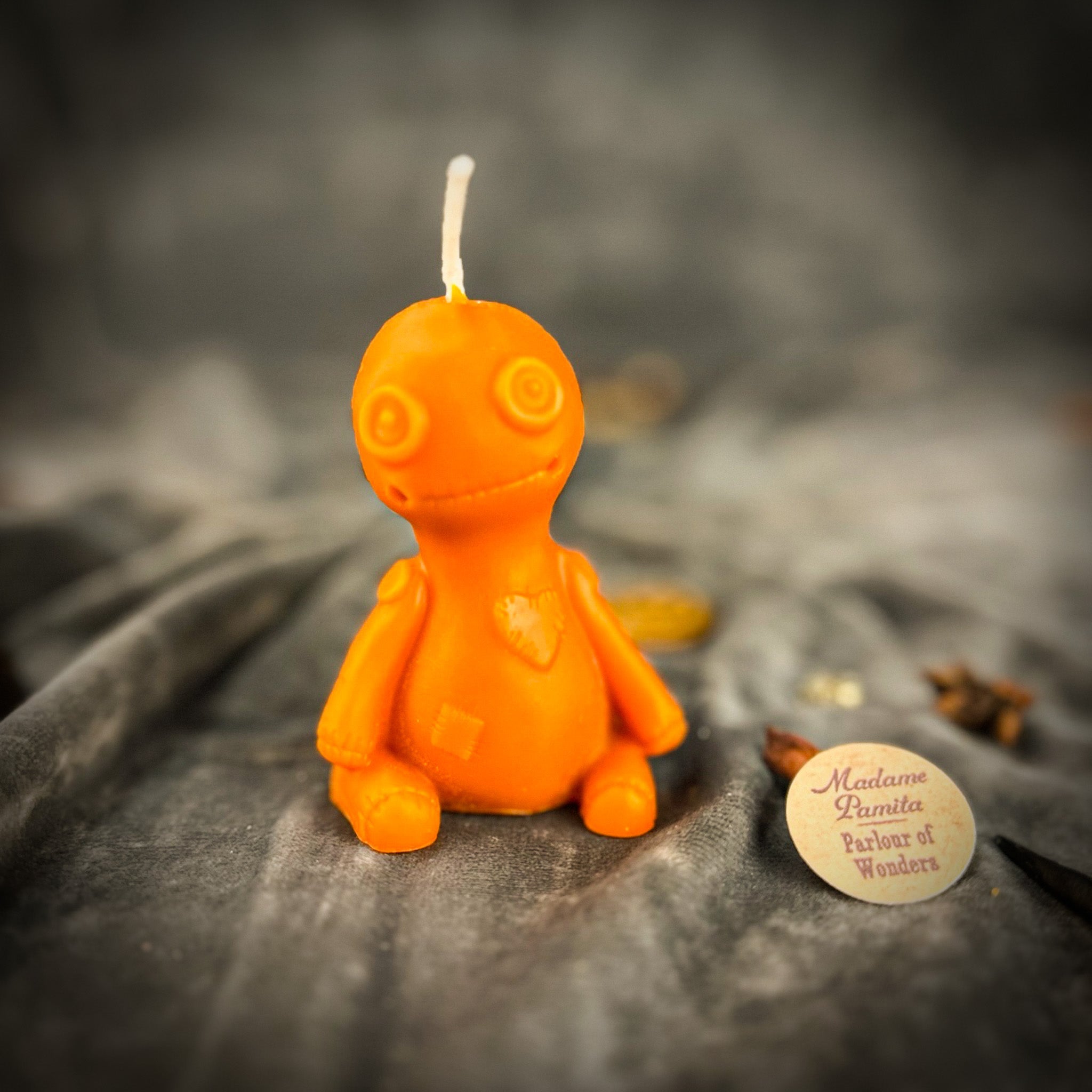 Beeswax Love Poppet Spell Candle