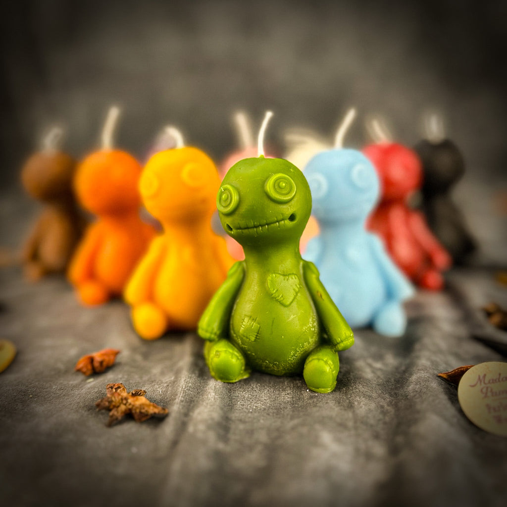 Beeswax Love Poppet Spell Candle