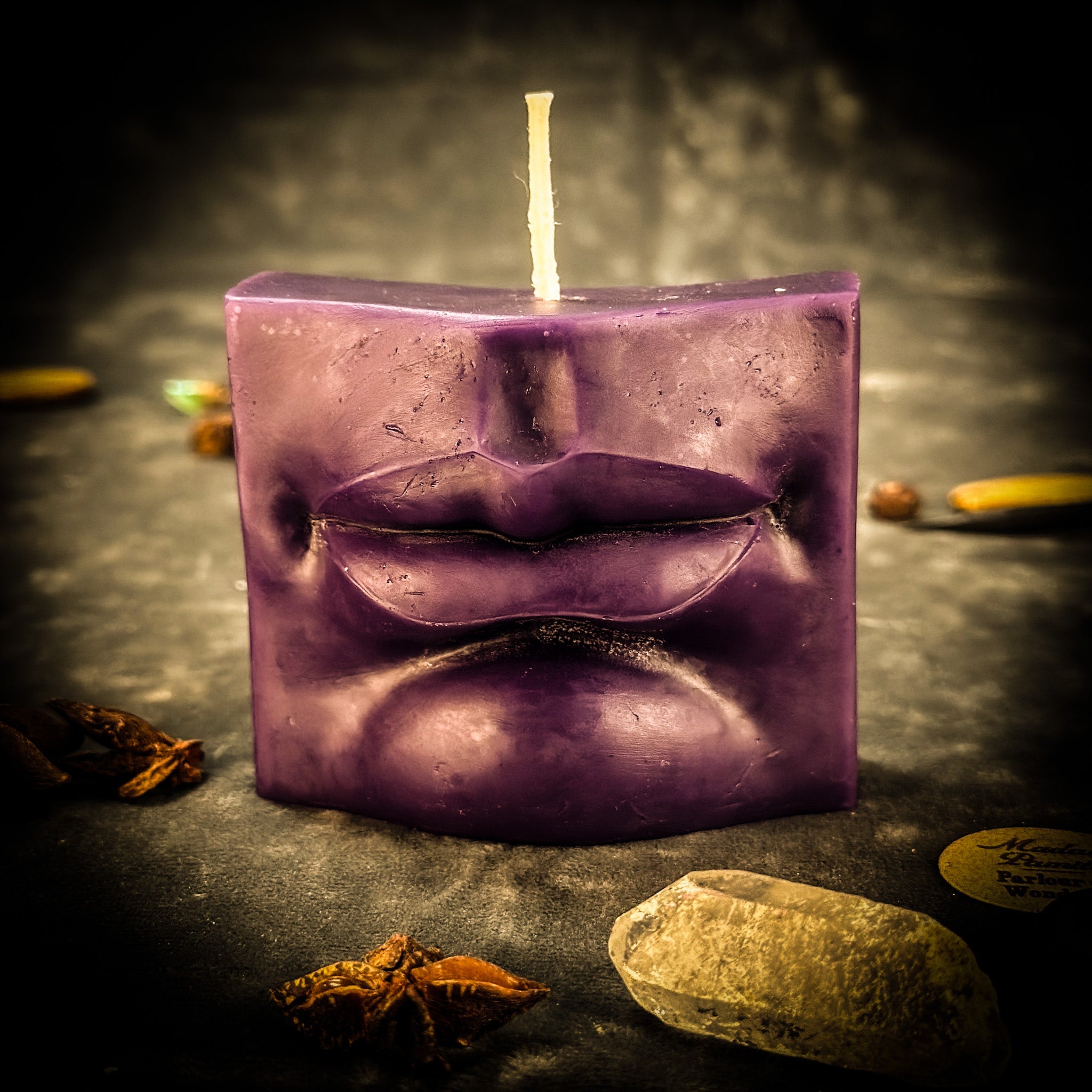 Beeswax Ex-Voto Mouth Spell Candle