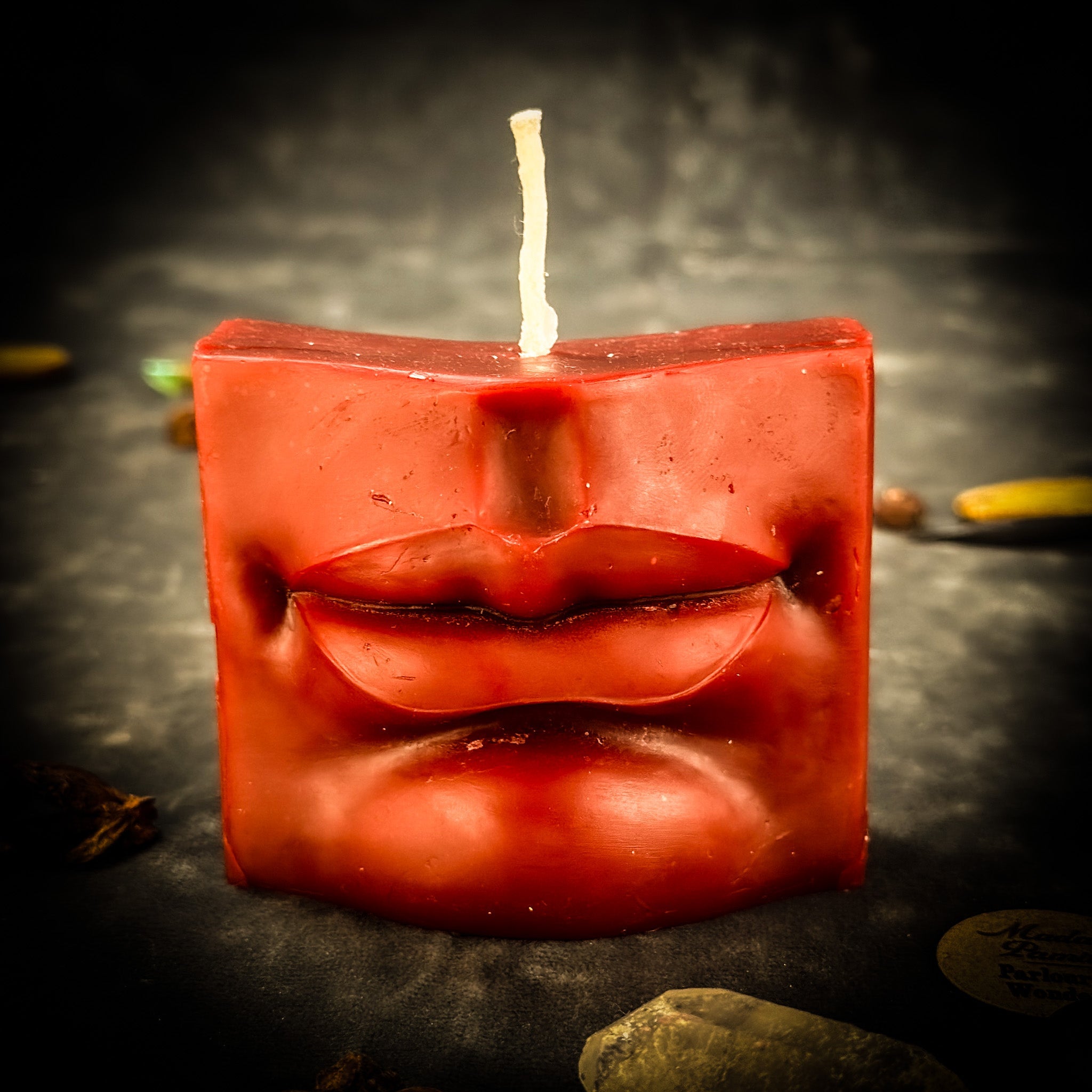 Beeswax Ex-Voto Mouth Spell Candle