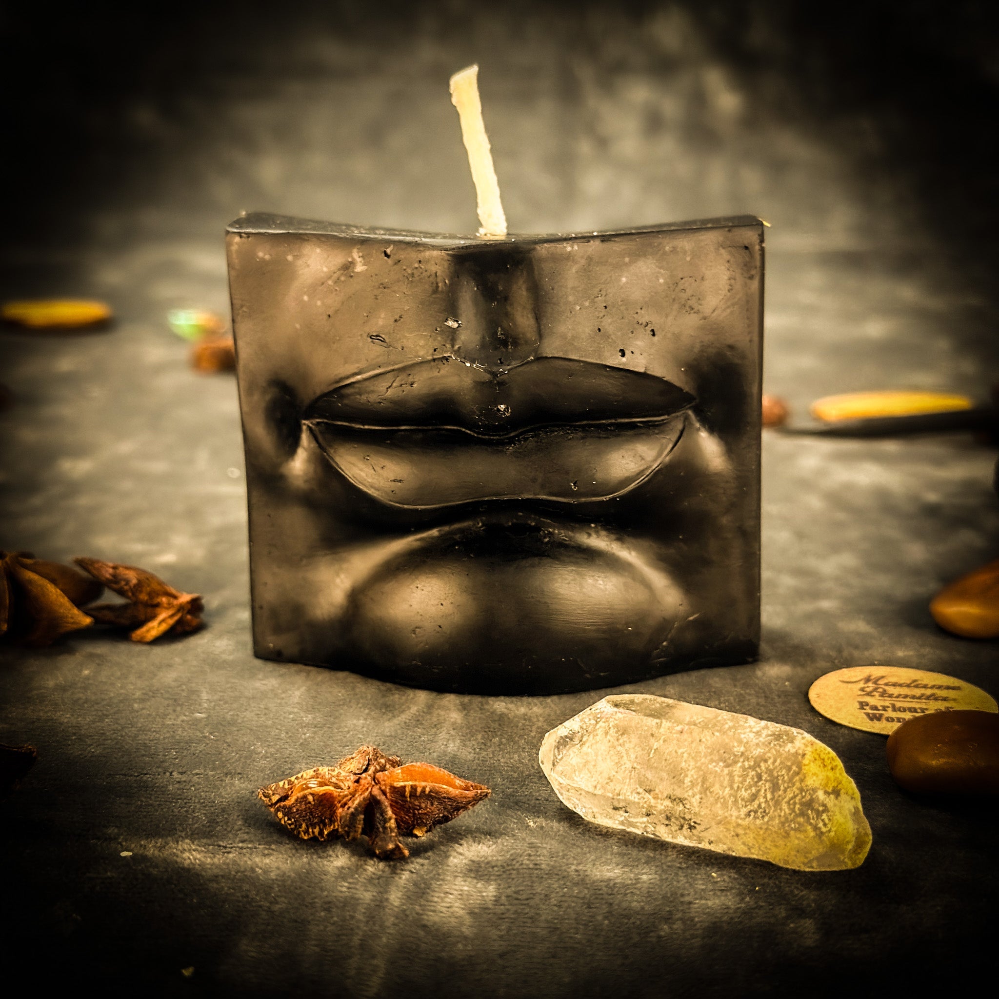 Beeswax Ex-Voto Mouth Spell Candle